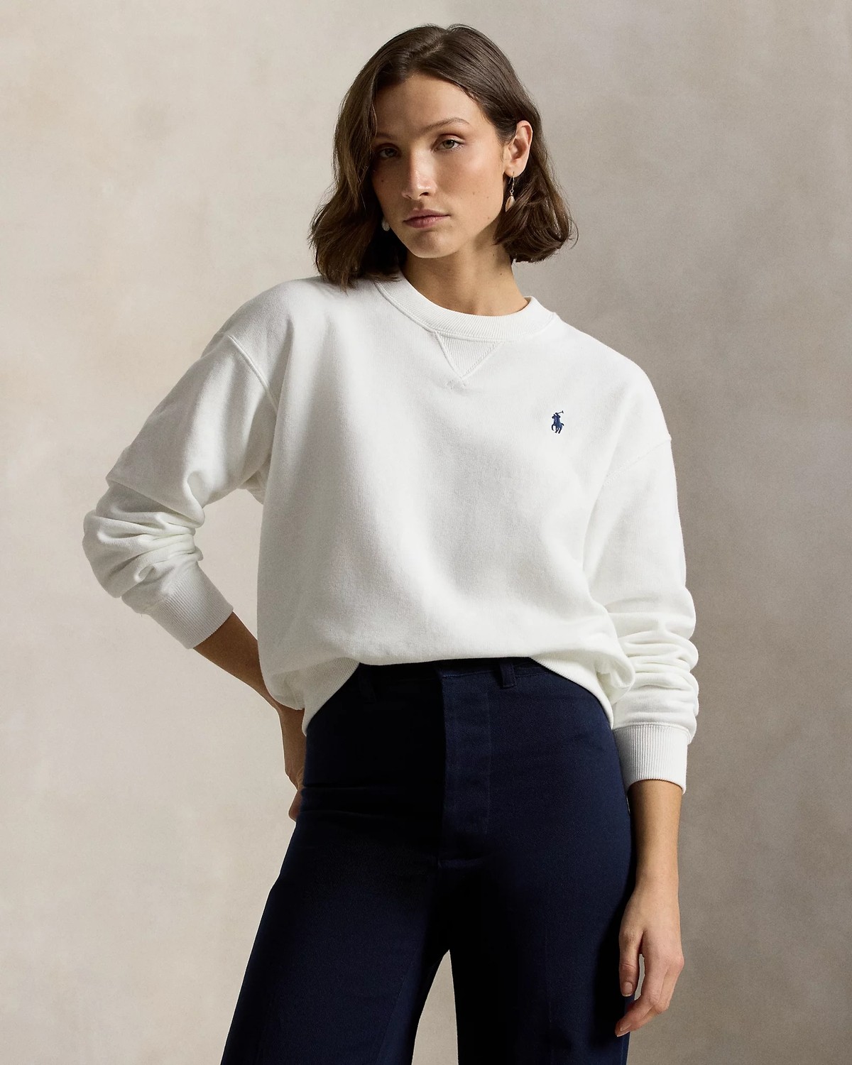 Polo Ralph Lauren Bisiklet Yaka Kadın Sweatshirt