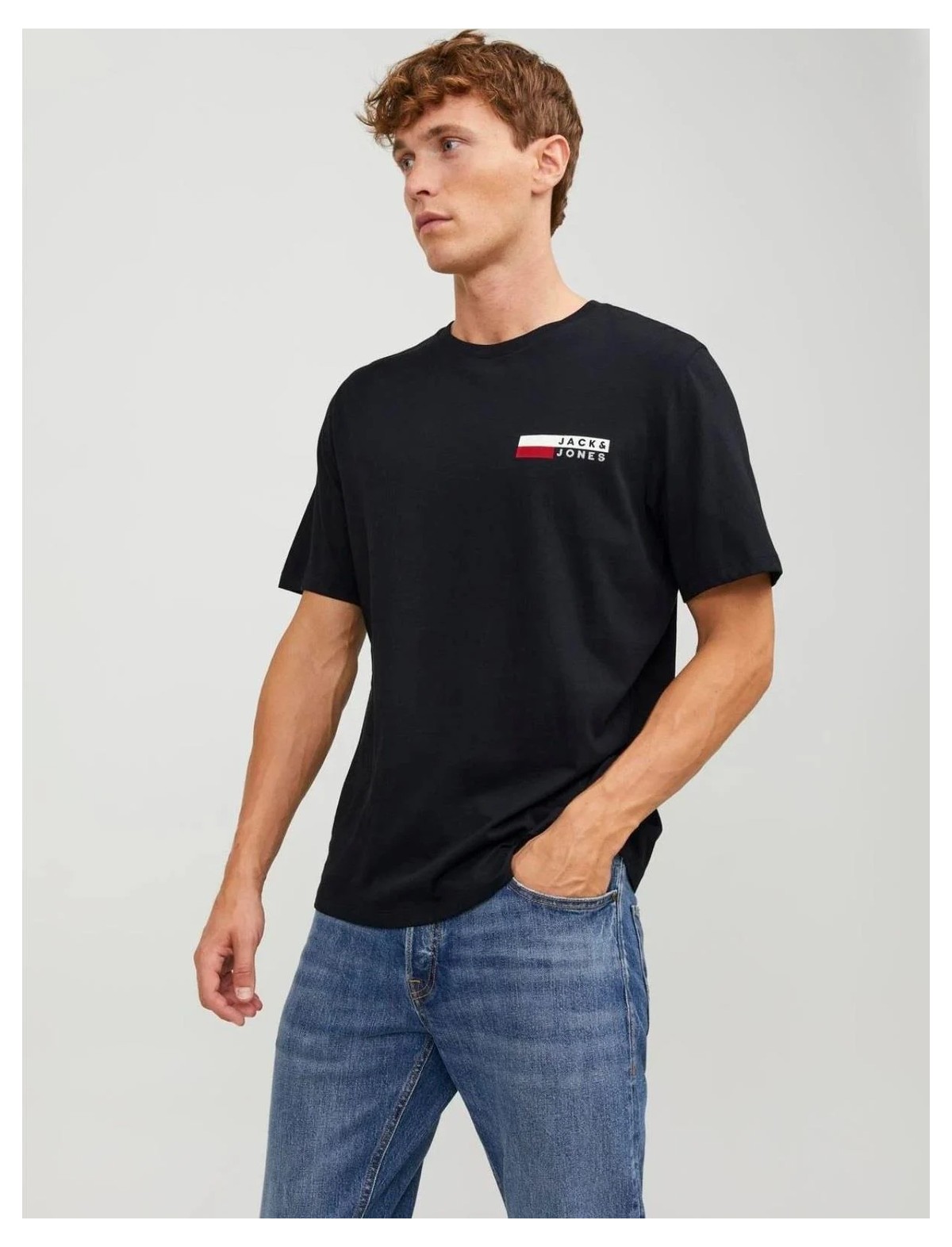 Jack & Jones JJECORP LOGO TEE PLAY SS Siyah Erkek Kısa Kol T-Shirt