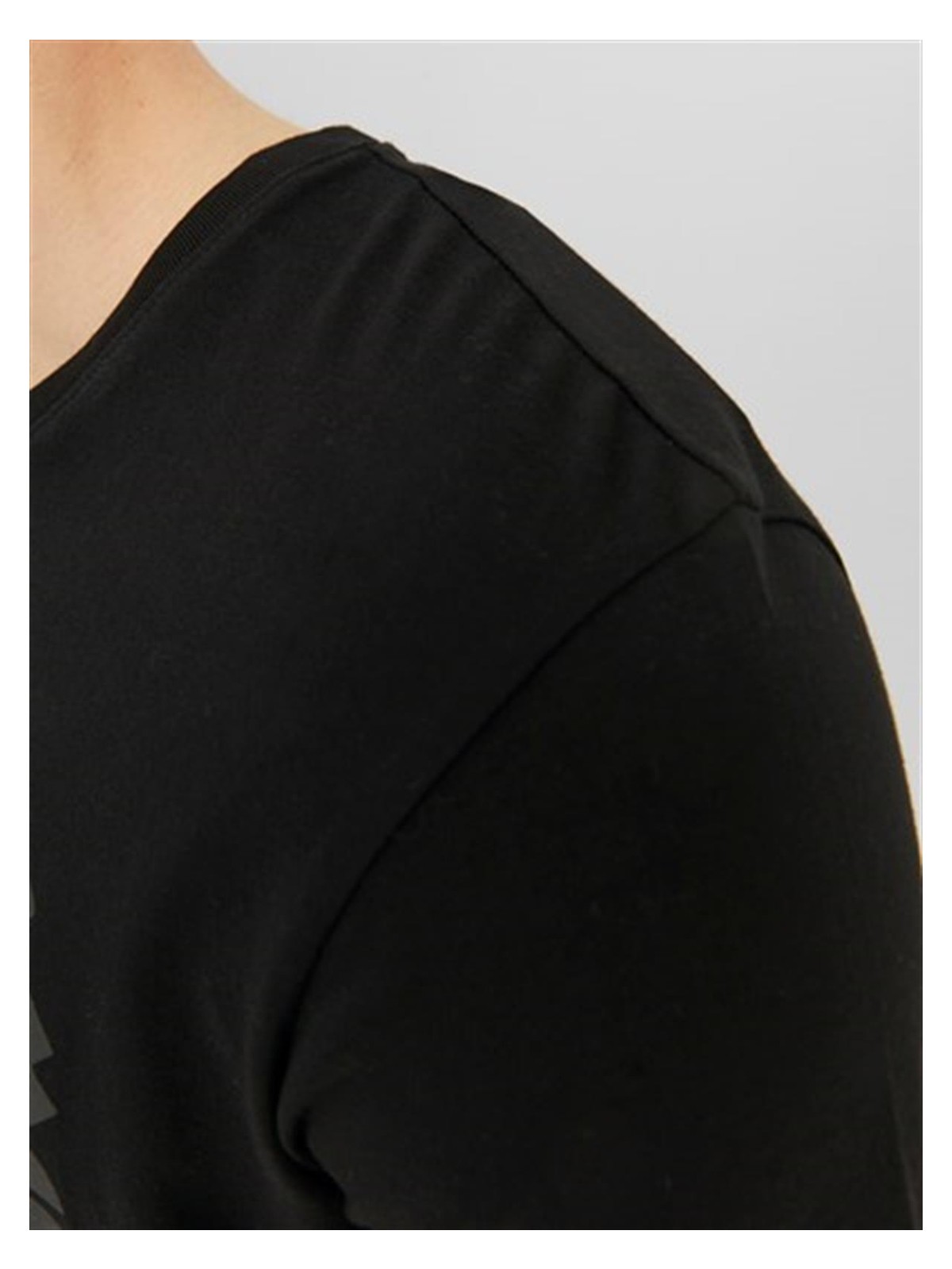 Jack & Jones JJECORP LOGO TEE SS O-NEC Siyah Erkek Kısa Kol T-Shirt görsel 6