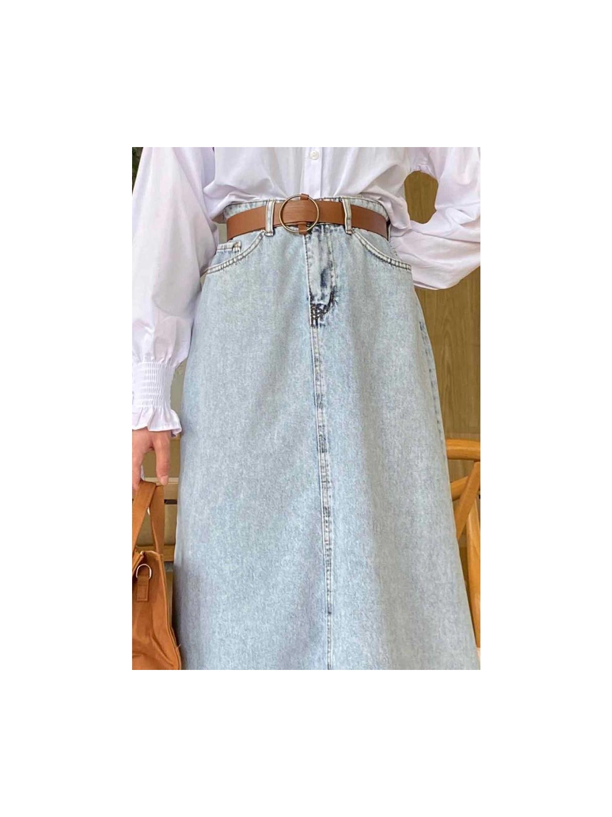 Moda Pery Moda Periy Cepli Kot Tesettür Etek