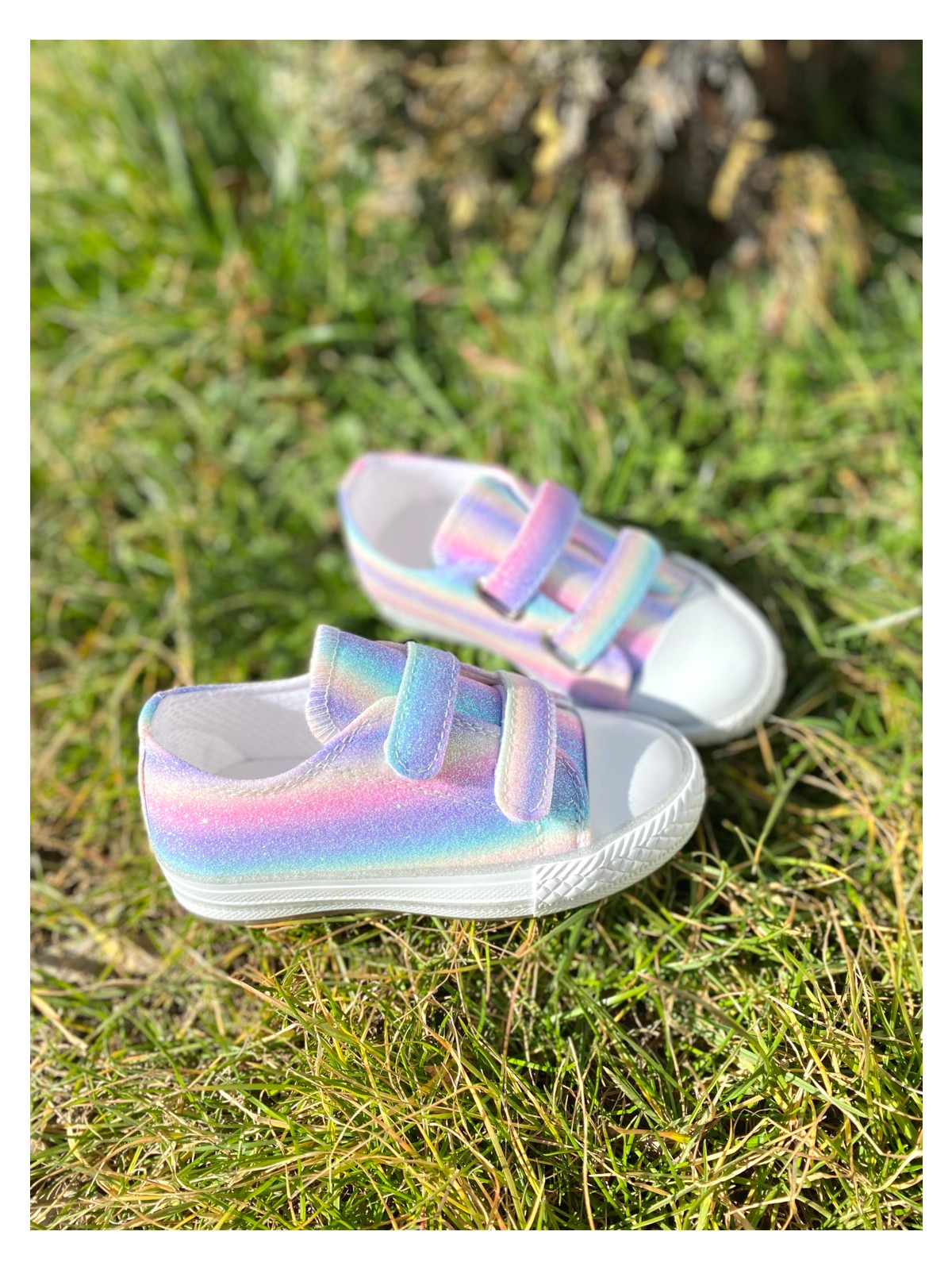 NS Little Kız Çocuk Gökkuşağı Işıklı Sneaker Spor Ayakkabı