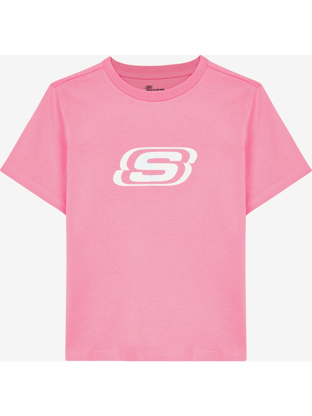 Skechers Essential G Short Sleeve T-Shirt Büyük Kız Çocuk Pembe SK232139-611 - Görsel 7