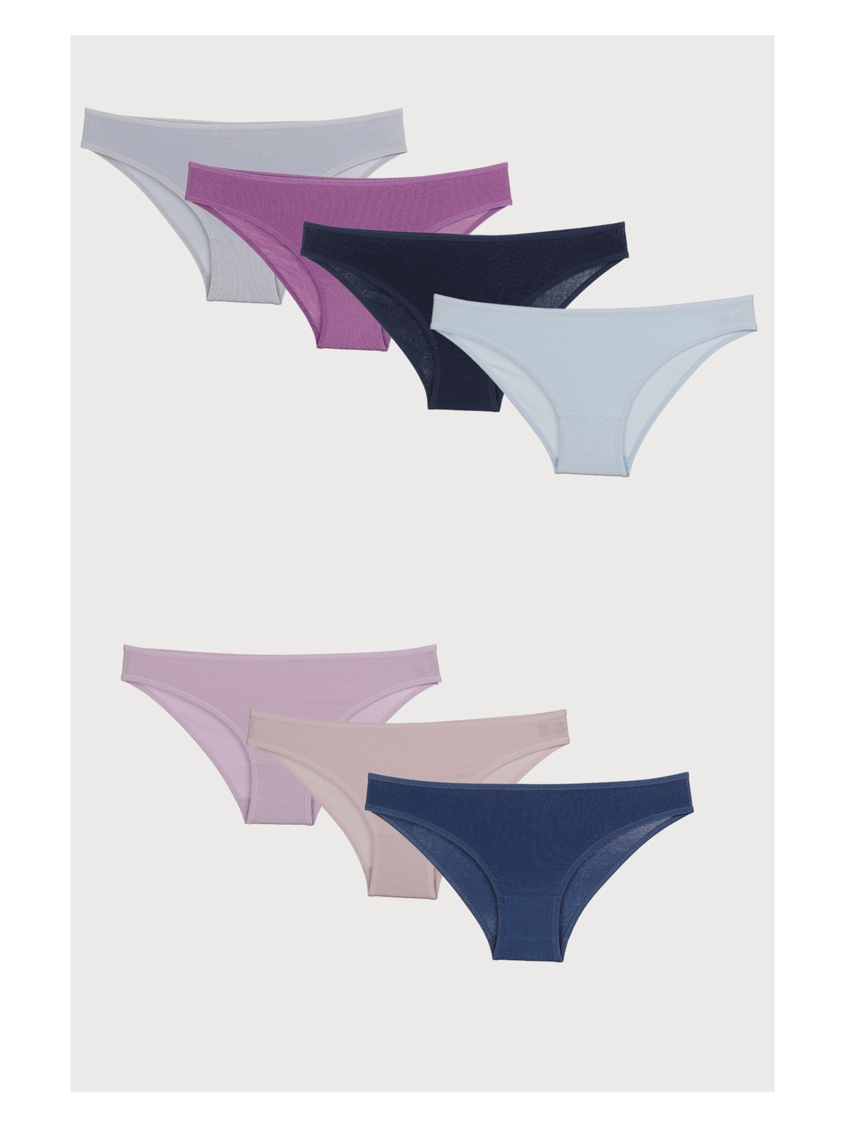 Nicoletta Kadın Külot 7 Li Paket Likralı Taş - Görsel 4