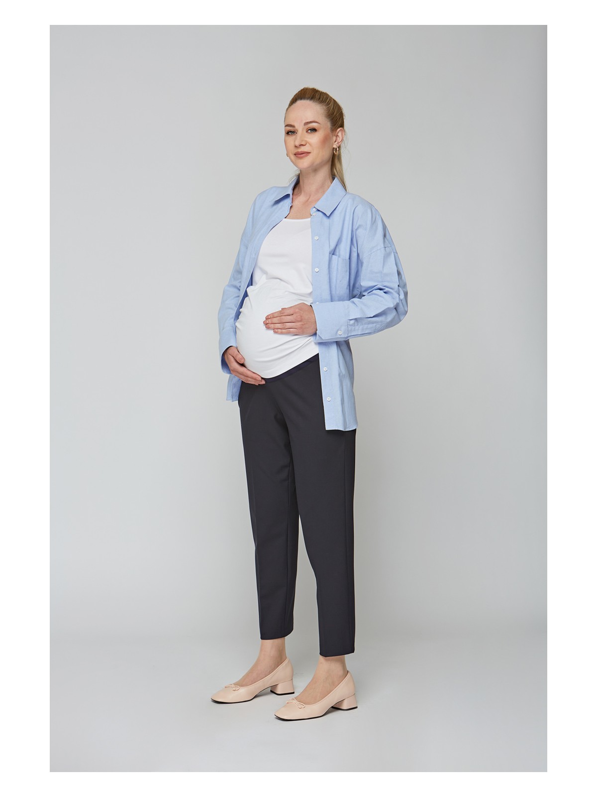 Motherway Kumaş Cigaret Hamile Pantolon - Görsel 4