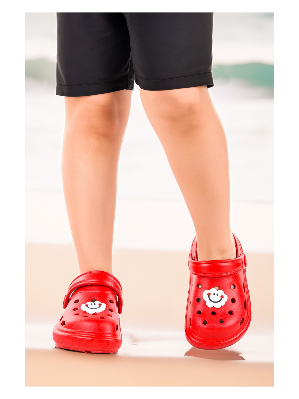 Kiko Kids Eva Plaj Havuz Okul Kreş Erkek Çocuk Terlik Twg 755-1 Turuncu - Görsel 4