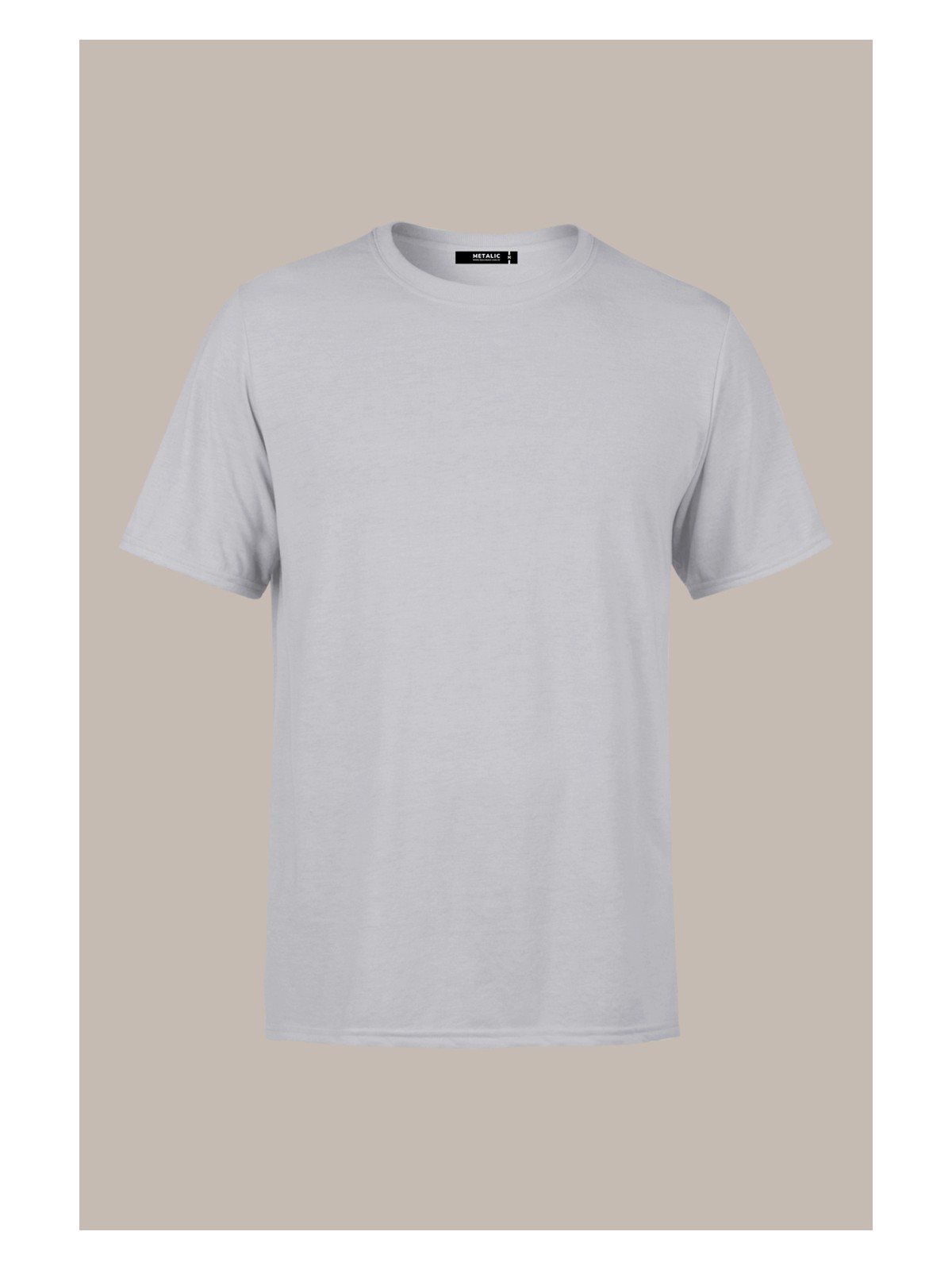 Mmetalic Erkek Siyah T- Shirt Regular Fit Rahat Kesim Bisiklet Yaka Basic Tişört - Görsel 4