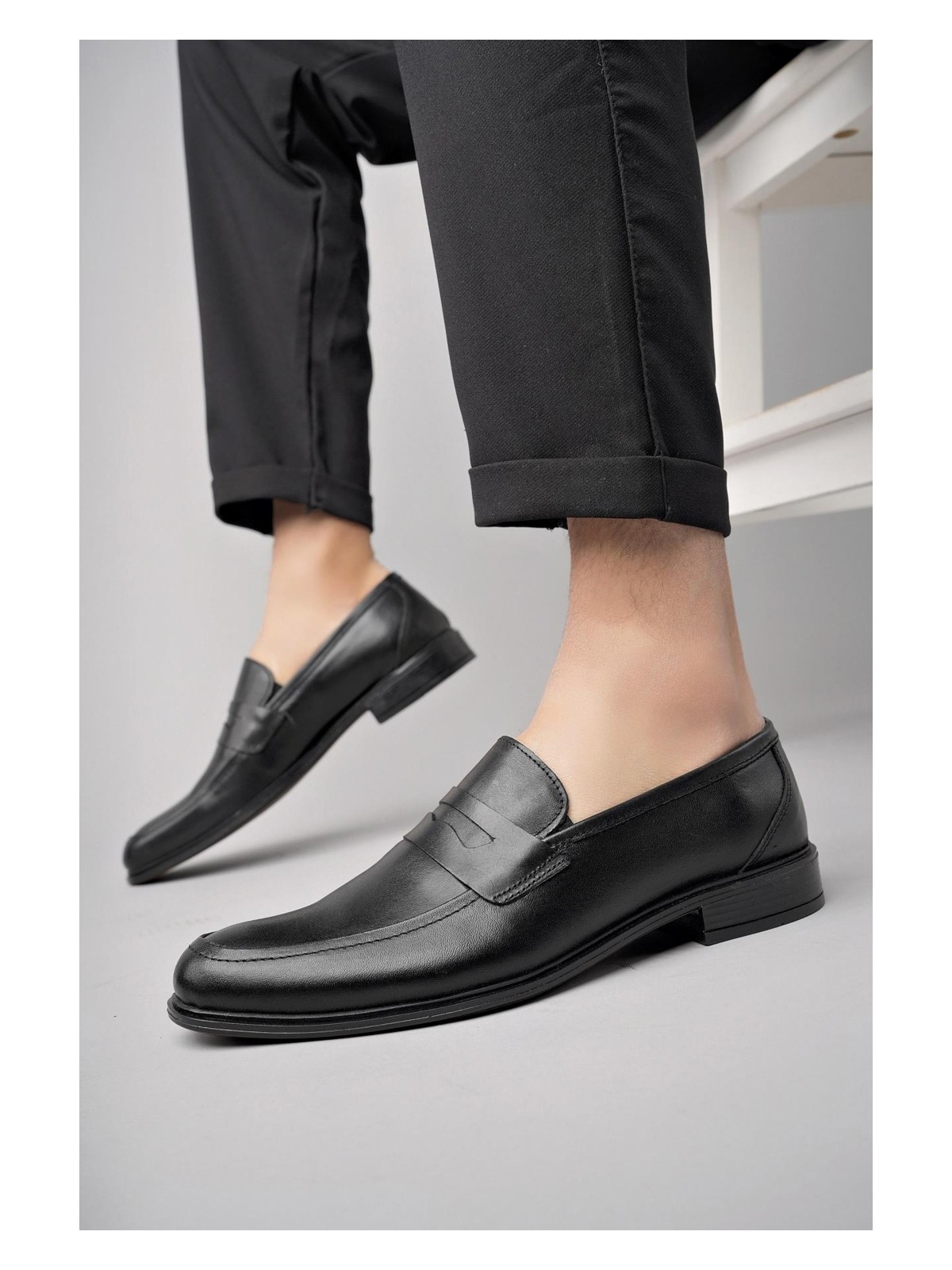 Muggo H0140 Garantili Erkek Günlük Klasik Deri Ayakkabı