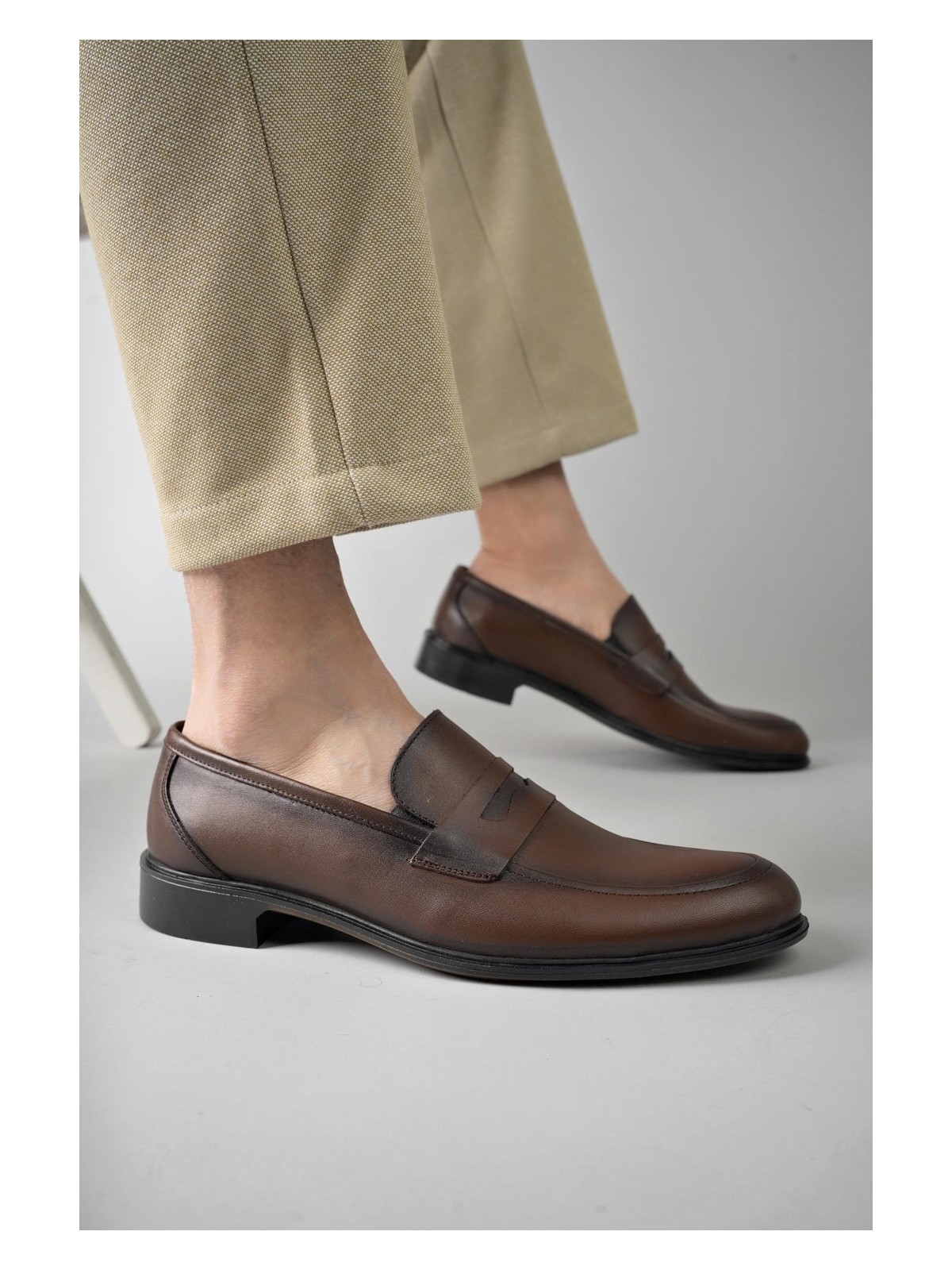 Muggo H0140 Garantili Erkek Günlük Klasik Deri Ayakkabı - Görsel 3