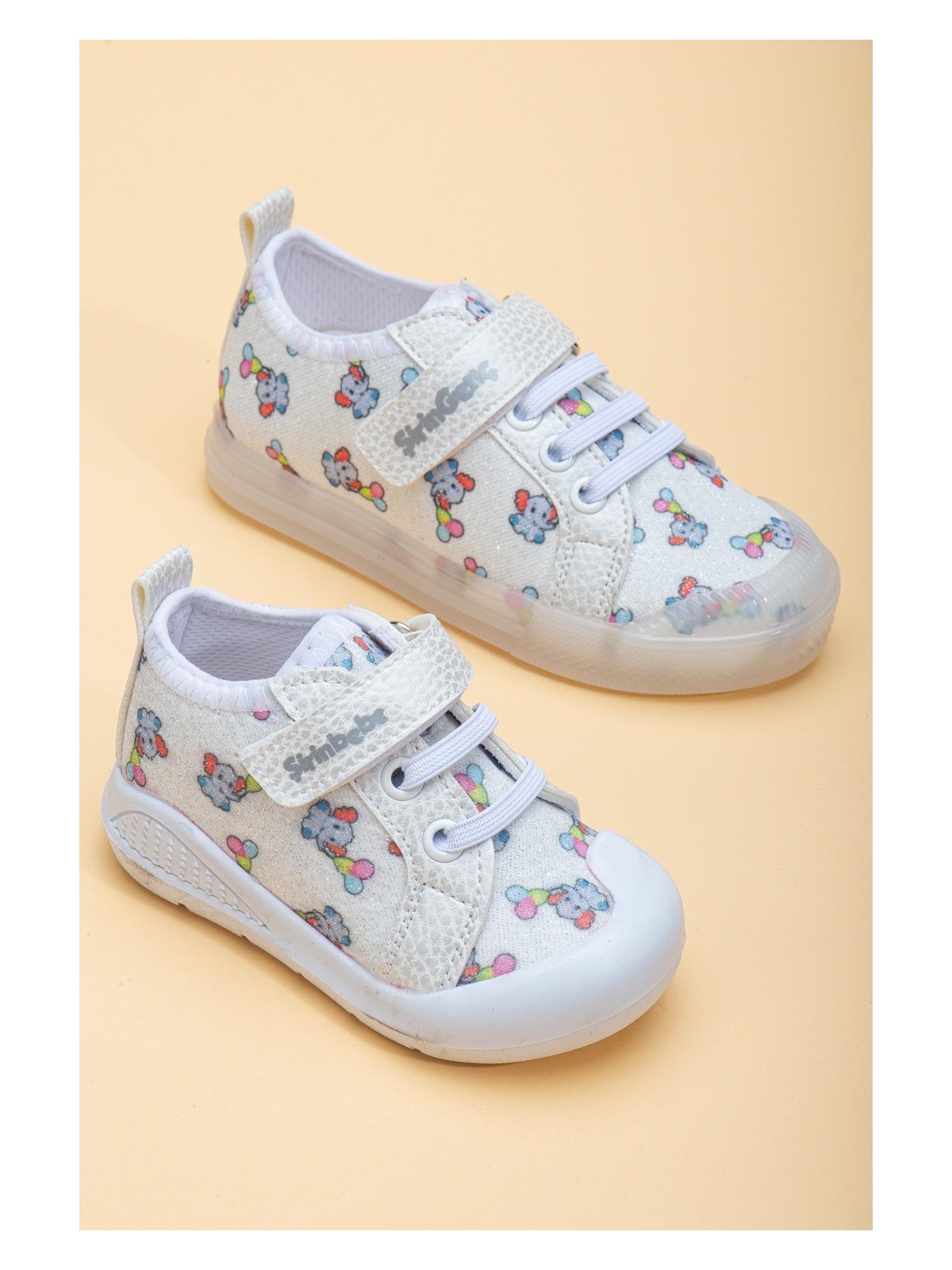 Dilimler Ayakkabı Şirinbebe Şiringenç Keten Pembe Kız İlkadım Bebek Çocuk Ayakkabısı - Görsel 3