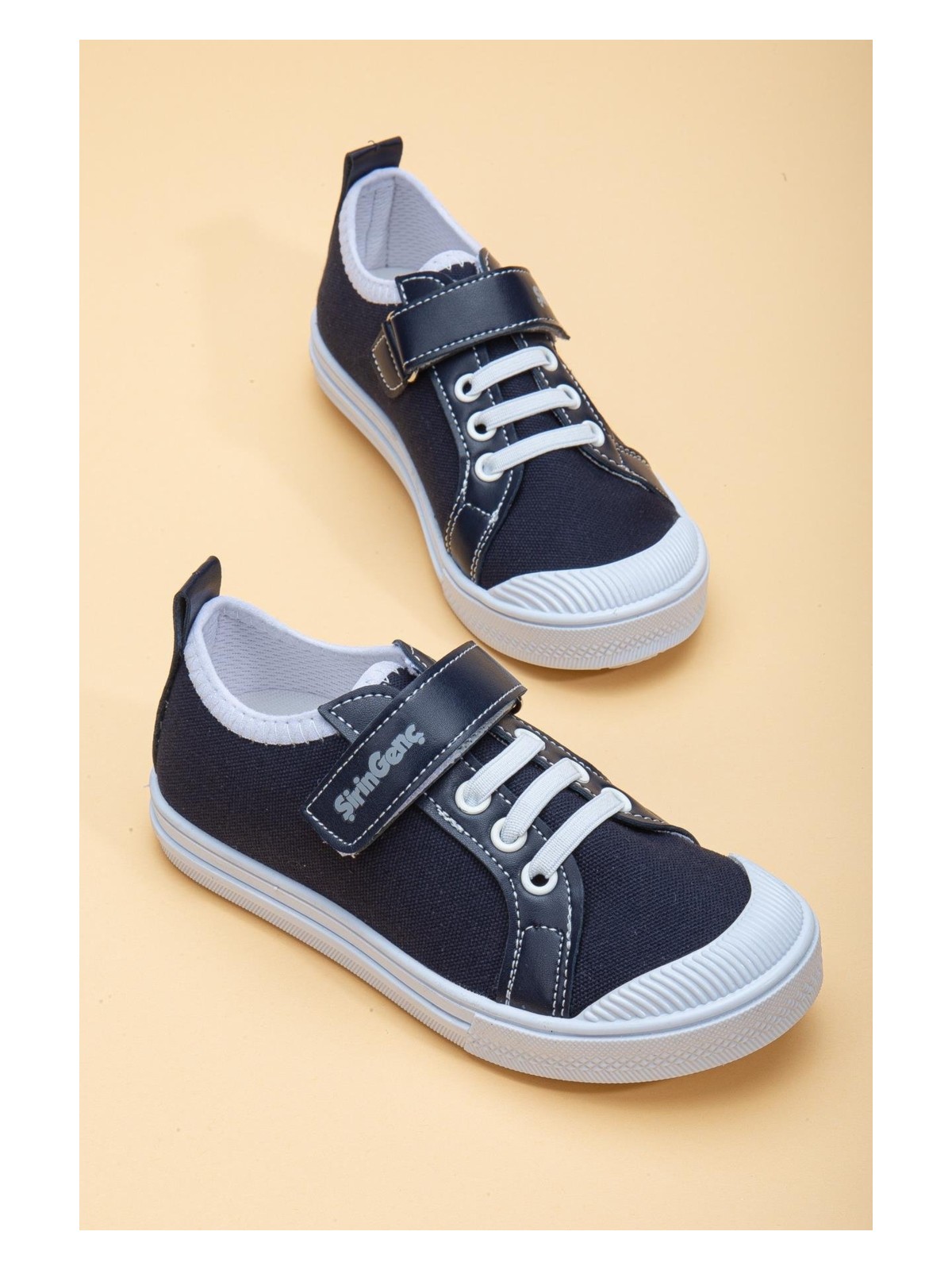 Dilimler Ayakkabı Şirinbebe Şiringenç Keten Siyah Erkek Ilkadım Bebek Çocuk Ayakkabısı - Görsel 6