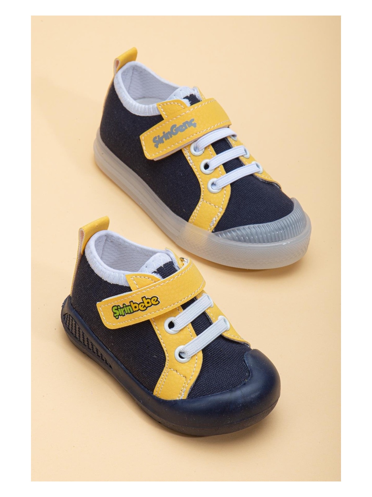 Dilimler Ayakkabı Şirinbebe Şiringenç Keten Siyah Erkek Ilkadım Bebek Çocuk Ayakkabısı - Görsel 7