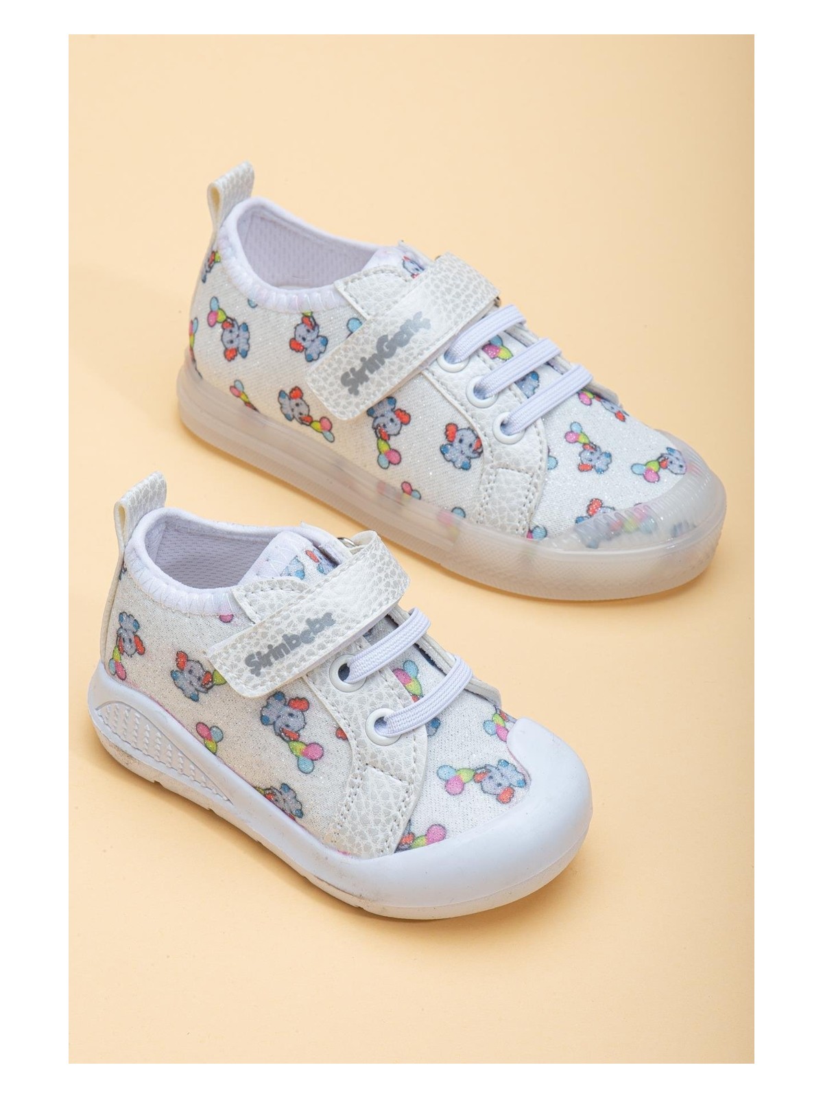 Dilimler Ayakkabı Şirinbebe Şiringenç Keten Somon Kız Ilkadım Bebek Çocuk Ayakkabısı - Görsel 3