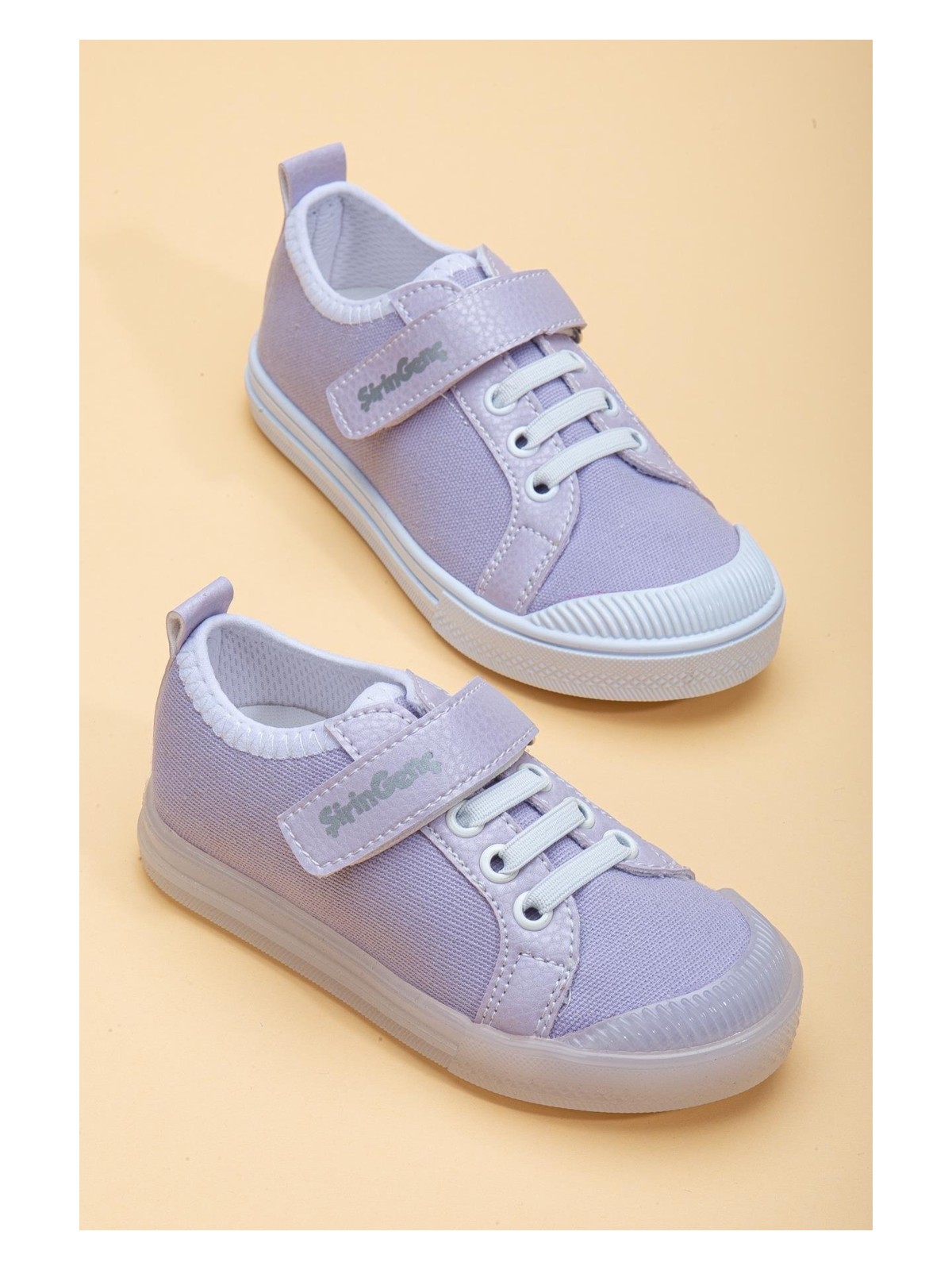 Dilimler Ayakkabı Şirinbebe Şiringenç Keten Pembe Kız İlkadım Bebek Çocuk Ayakkabısı - Görsel 7