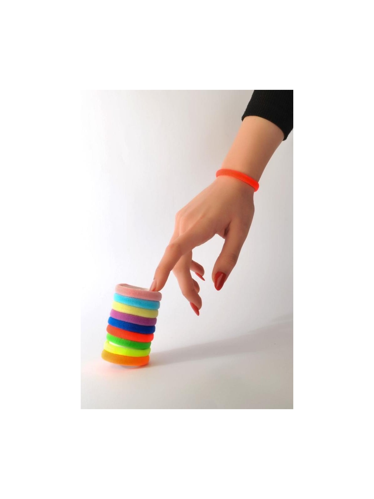 Dzc Kuzenler Avm Lastik Saç Toka Bileklik Boy Ultra Esnek 15 Adet - Görsel 4