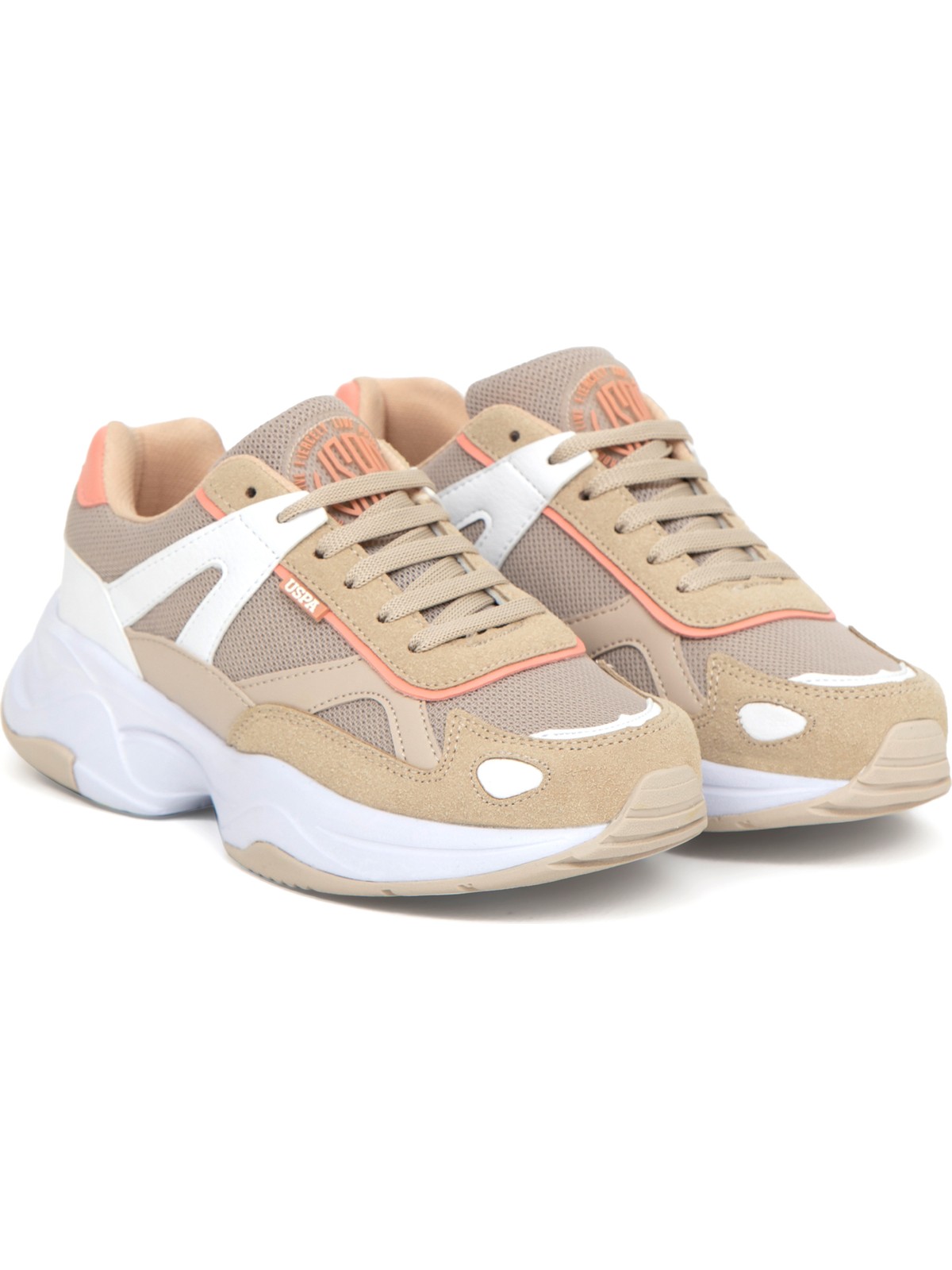 U.S. Polo Assn. Kadın Bej Spor Ayakkabı 50288900-VR011