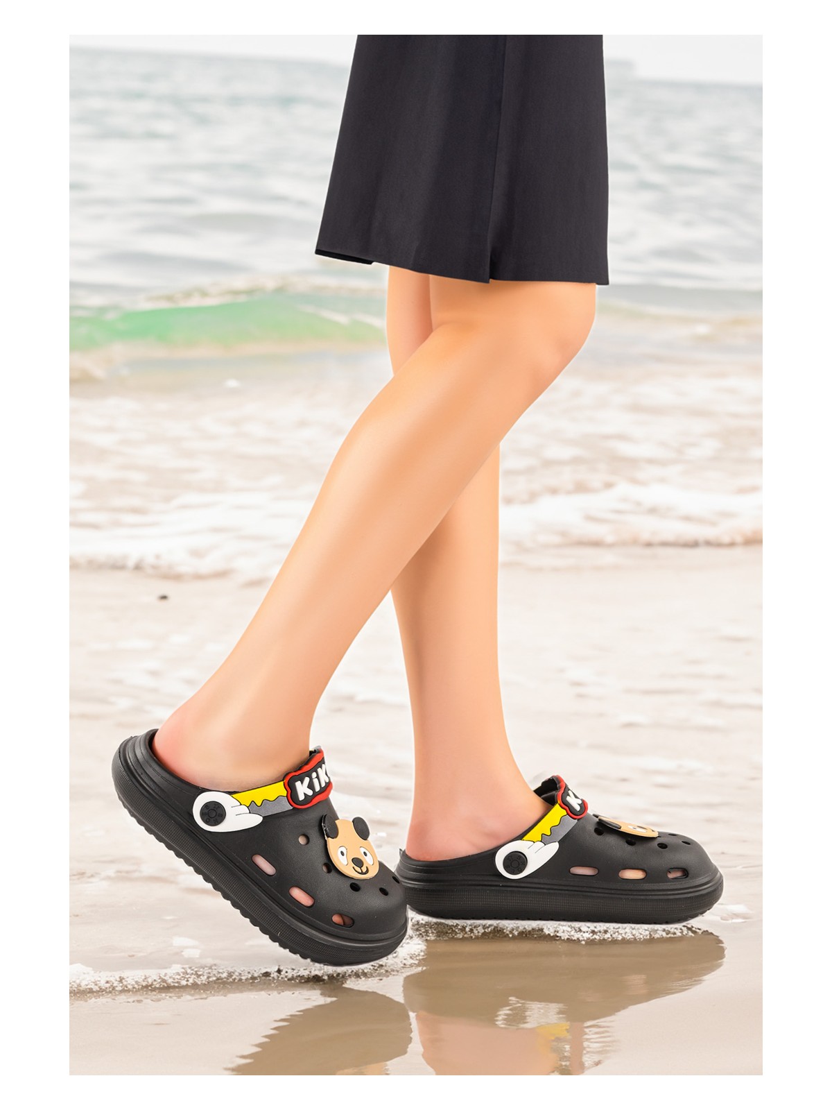 Kiko Kids Eva Plaj Havuz Okul Kreş Erkek Çocuk Terlik Twg 755-1 Turuncu - Görsel 3