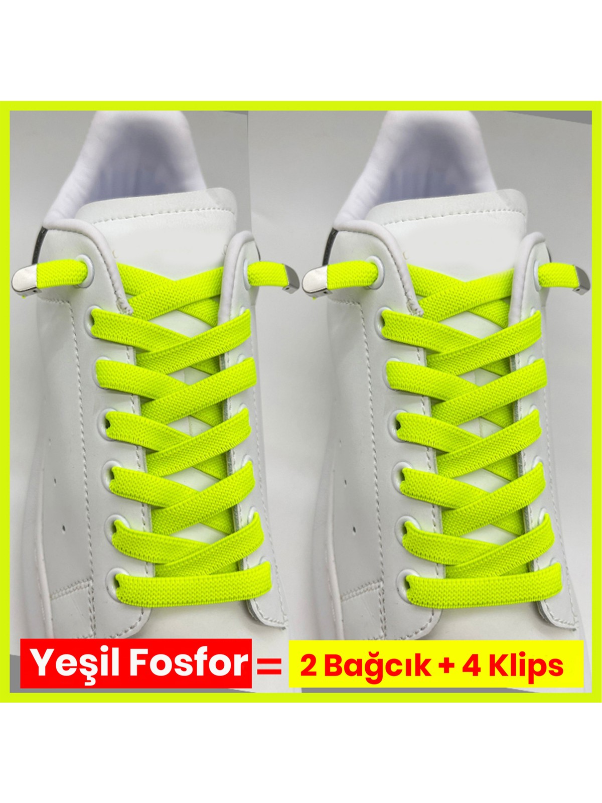 Airyfoot Pratik Kilitli Elastik Ayakkabı Bağcığı 100 cm ( 1 Çift ) - Görsel 5