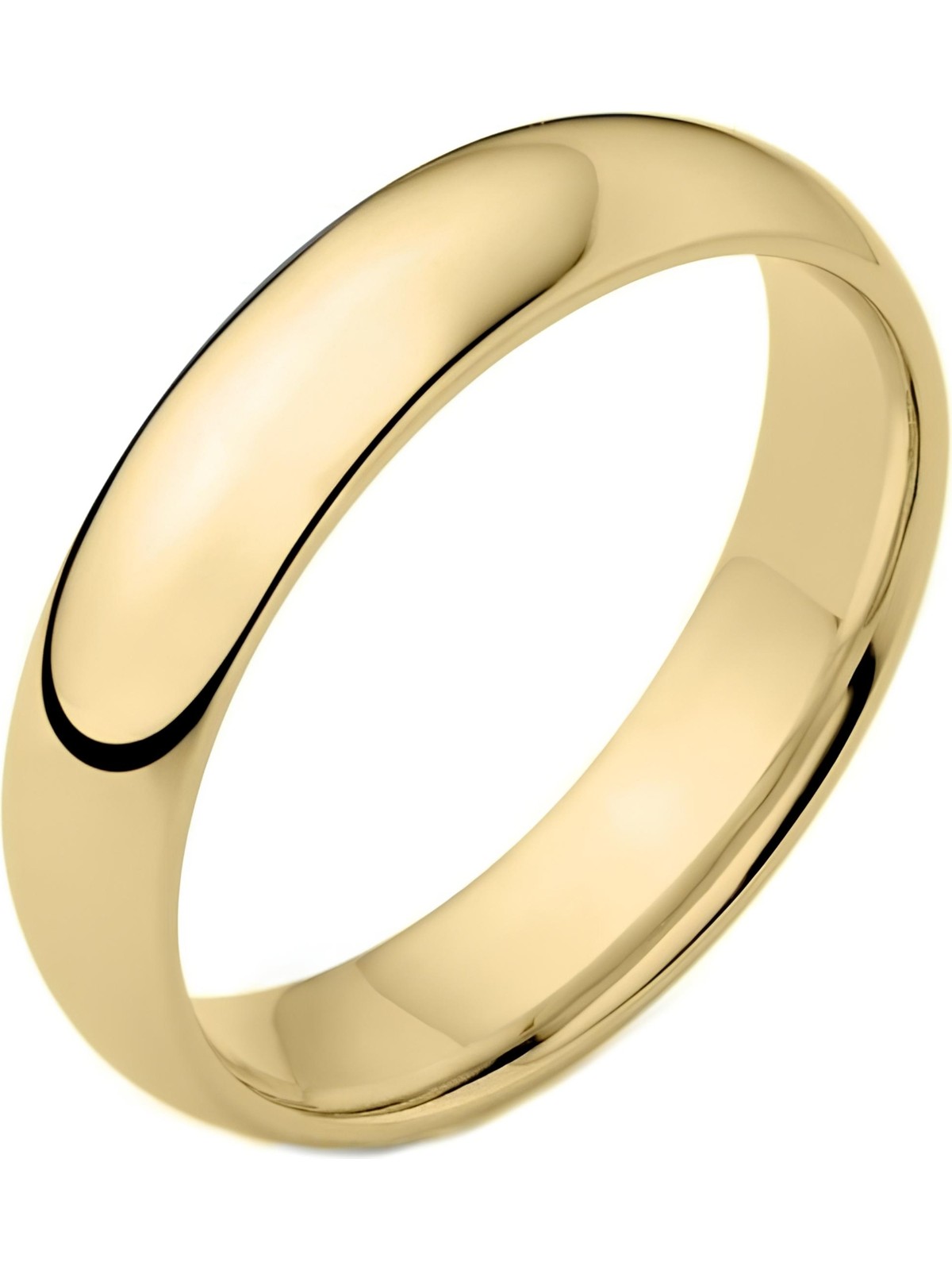 Takı Dükkanı 6 mm Bombeli Söz Nişan Unisex Çelik Alyans Yüzük tca - Görsel 4