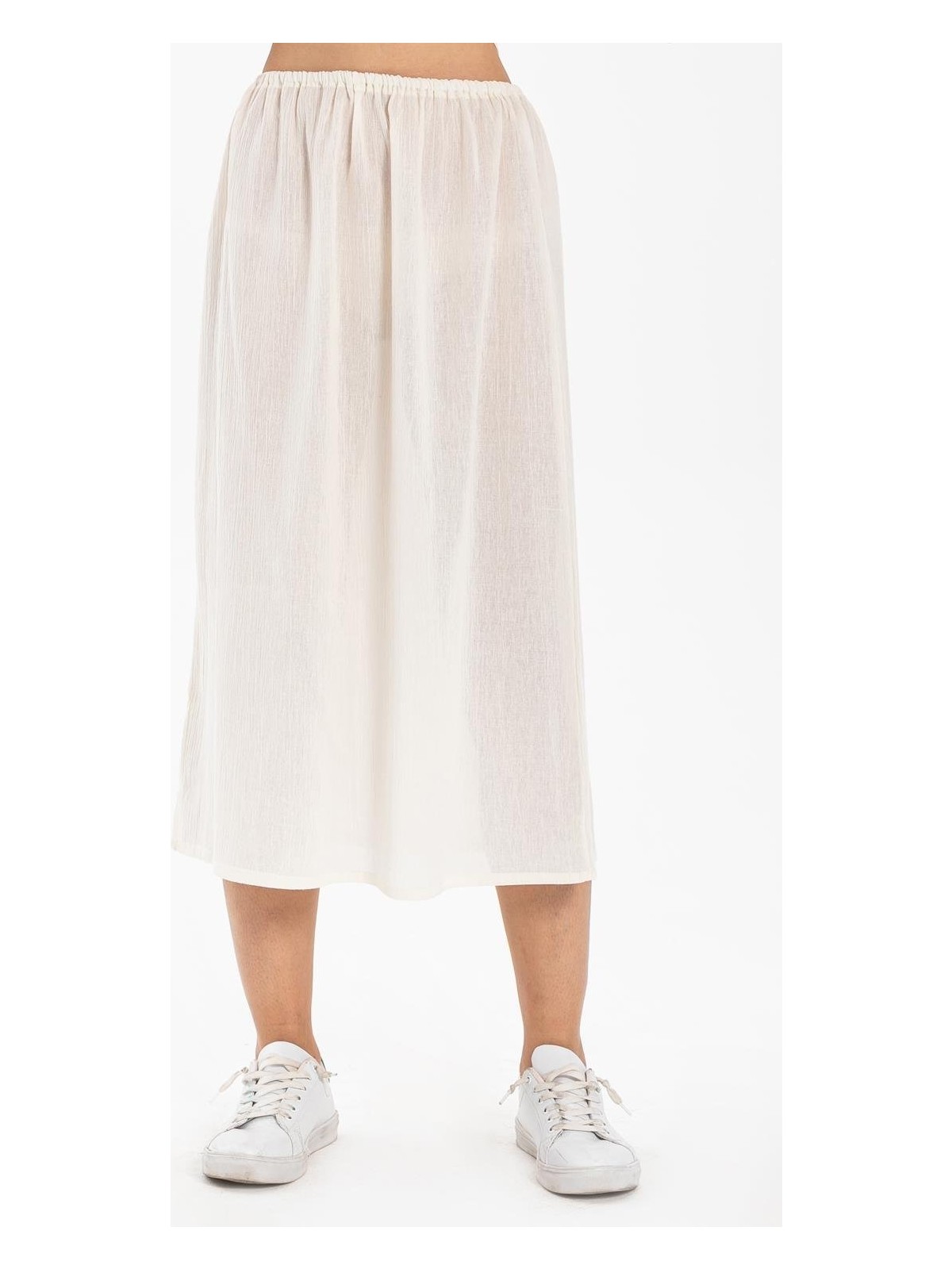 Eliş Şile Bezi Jüpon Şile Bezi Pamuk Uzun Etek Astarı Tam Boy Jipon Siyah Syh - Görsel 5