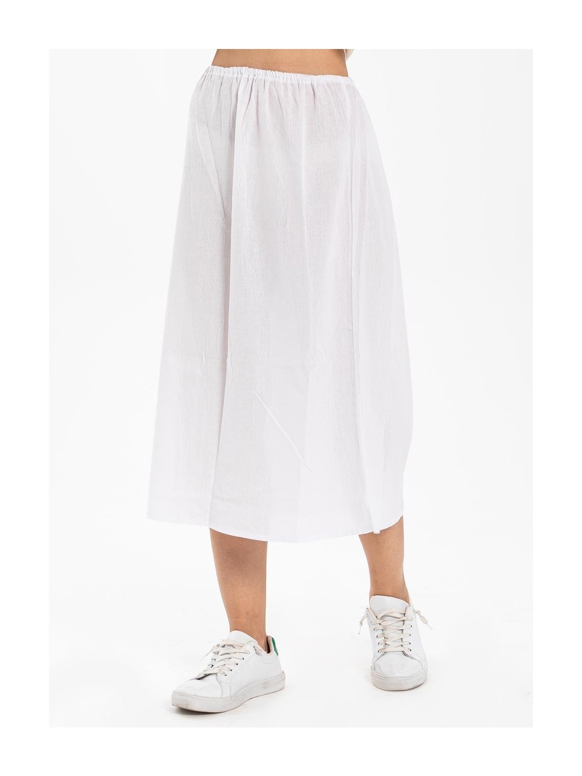 Eliş Şile Bezi Jüpon Şile Bezi Pamuk Uzun Etek Astarı Tam Boy Jipon Siyah Syh - Görsel 4