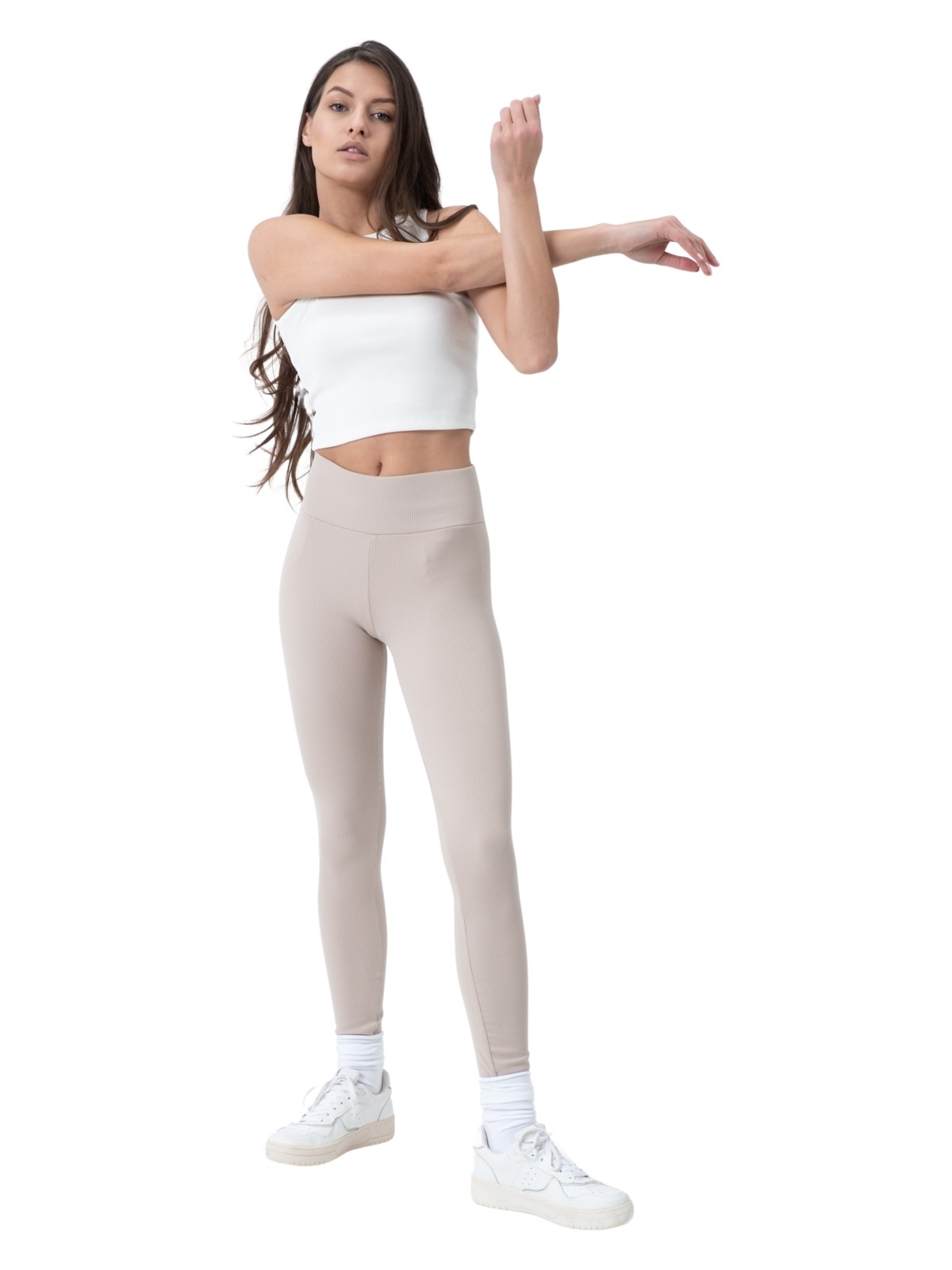 Domoda Içi Polarlı, Lastikli, Şardonlu, Fitilli, Toparlayıcı Interlok Kışlık Örme Tayt @verona - Görsel 5