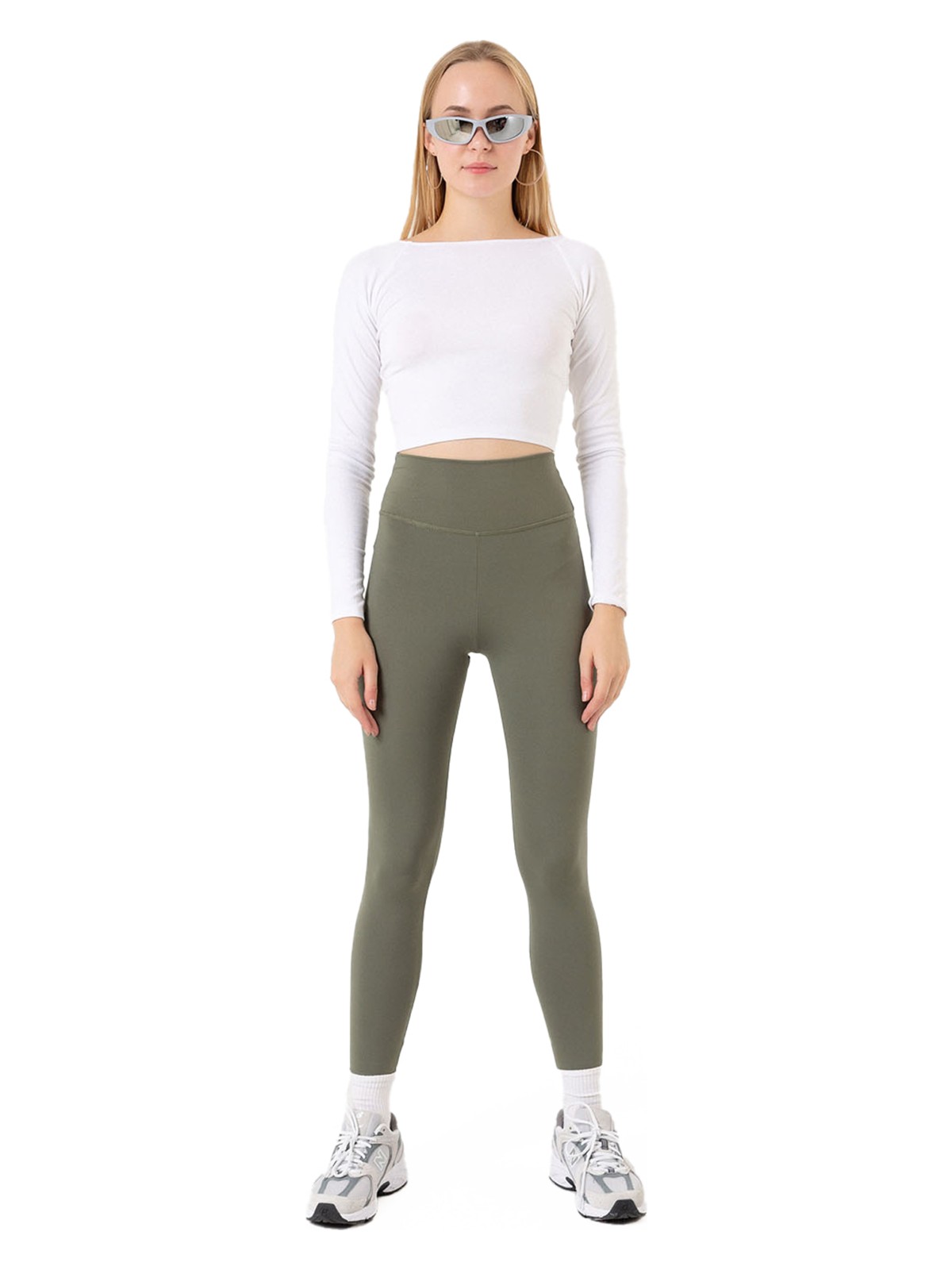 Domoda Karyoka Dikiş Detaylı Toparlayıcı Sportif Detaylı Ekstra Esnek Kadın Tayt @amazon - Görsel 4