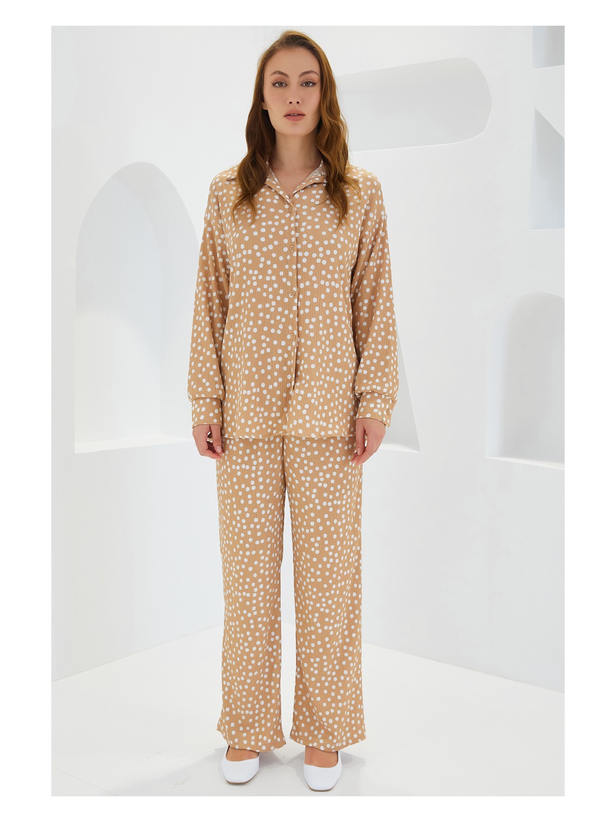 Bigdart 5858 Örme Ikili Takım - Bisküvi - Görsel 9