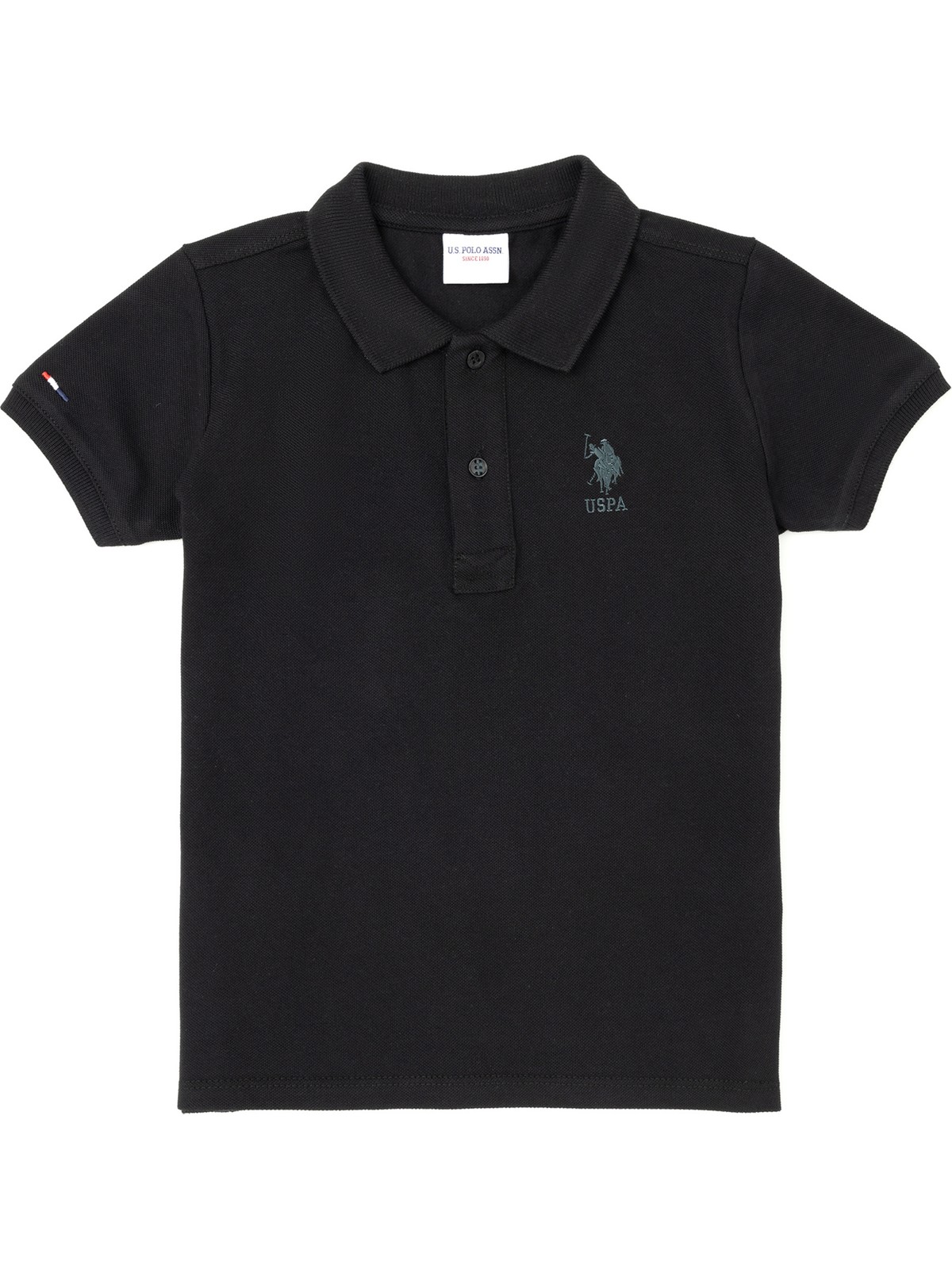 U.S. Polo Assn. Erkek Çocuk Beyaz Basic Polo Yaka Tişört 50279572-VR013 - Görsel 7