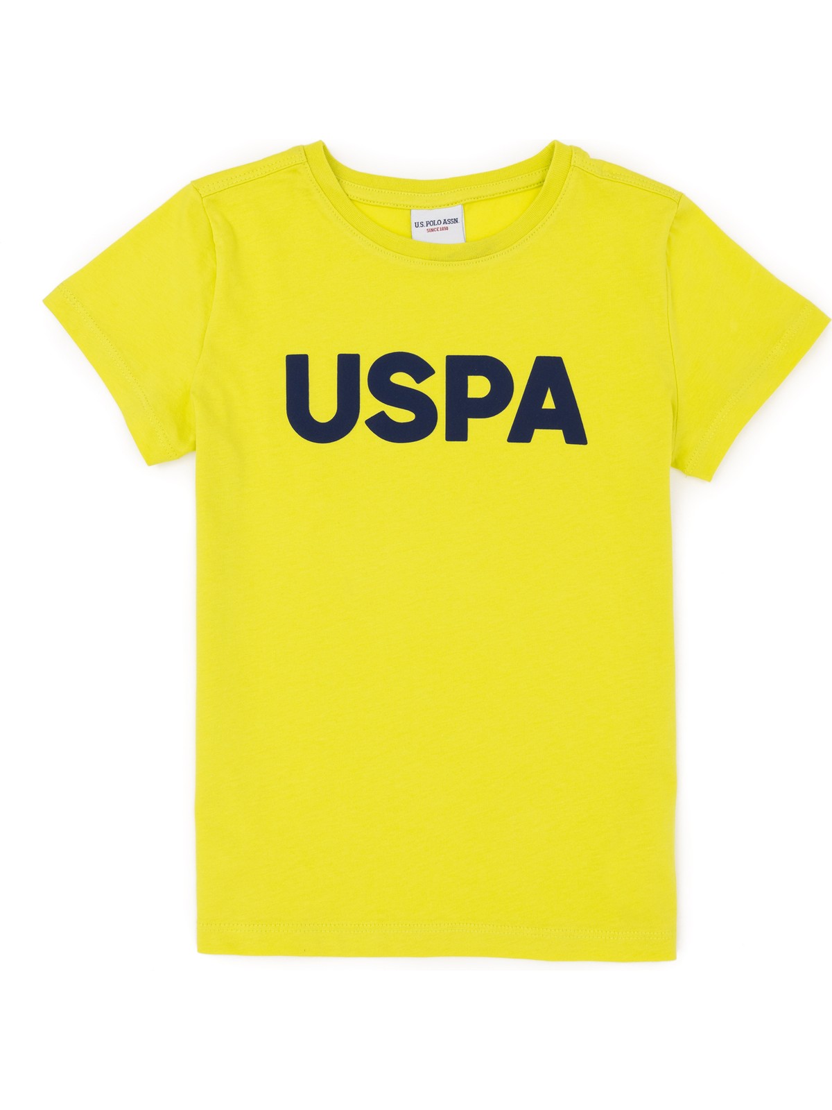 U.S. Polo Assn. Erkek Çocuk Turuncu Basic Bisiklet Yaka Tişört 50279614-VR051 - Görsel 4