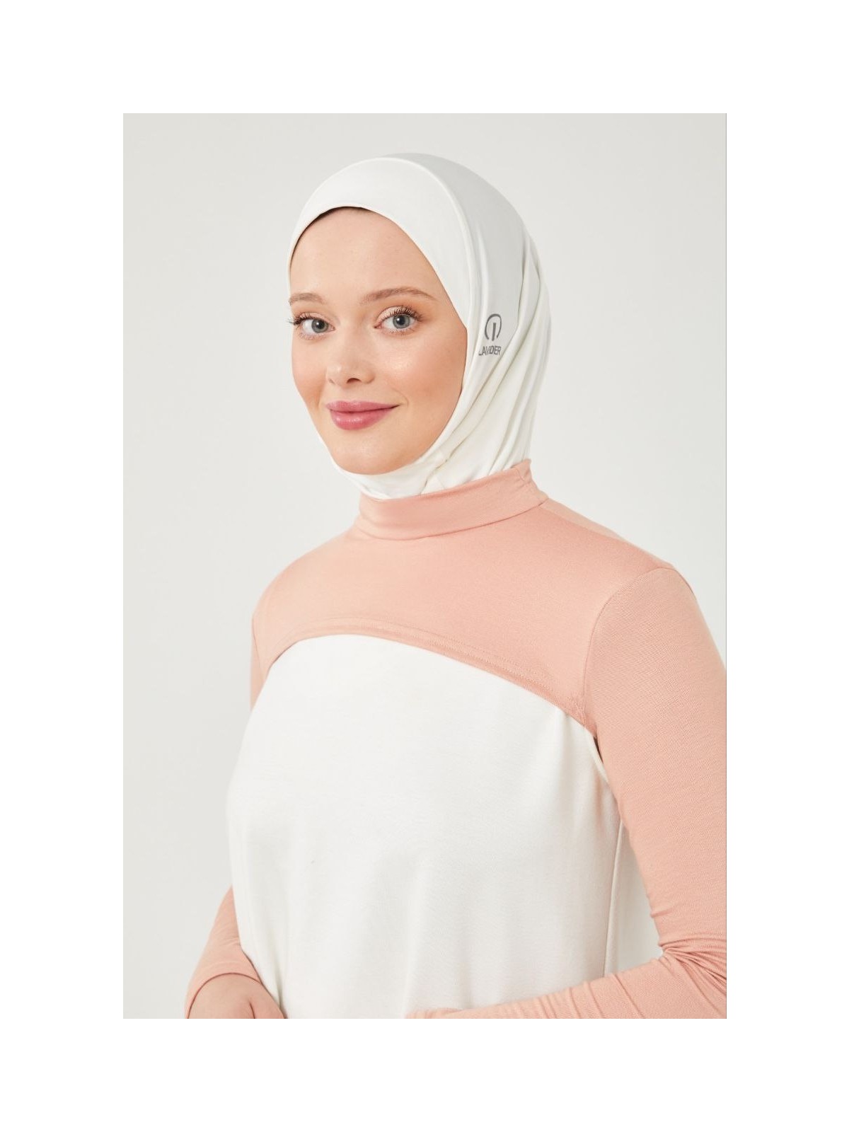 Melodi Scarf Kadın Tesettür Balıkçı Yakalı Boyunluklu Kolluk - Görsel 8