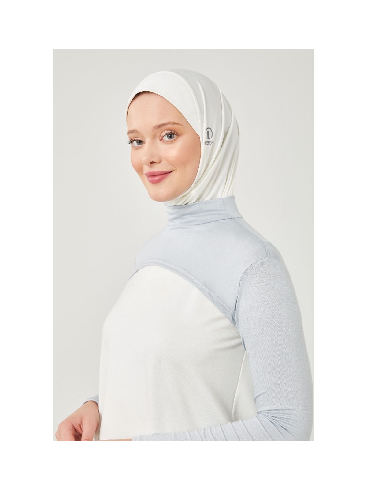 Melodi Scarf Kadın Tesettür Balıkçı Yakalı Boyunluklu Kolluk - Görsel 10