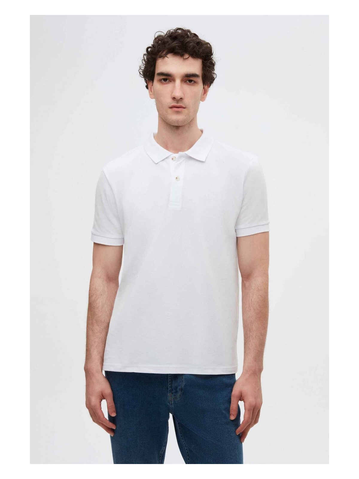 D'S Damat Regular Fit Siyah Pike Dokulu %100 Pamuk Kıvrılmaz Polo Yaka Nakışlı T-shirt 4HC14ORT51000 - Görsel 6