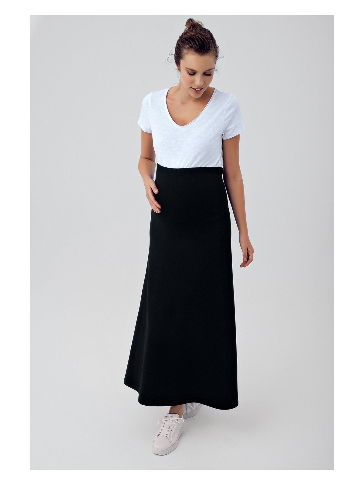 Artış Collection Ayarlanabilir Yüksek Bel Esnek Uzun Hamile Etek ETK01