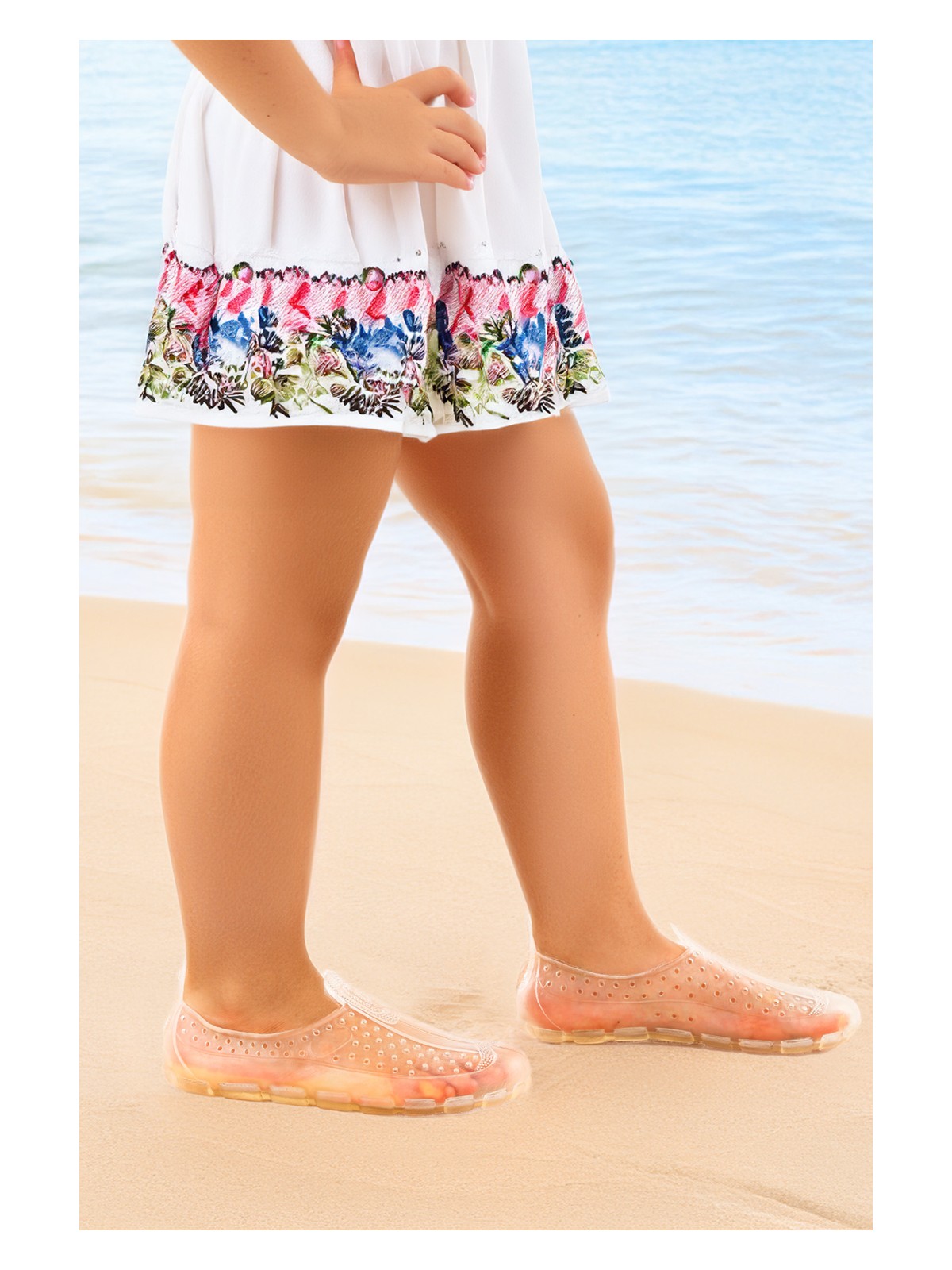 Kiko Kids Elin Günlük Deniz Havuz Kız Çocuk Plaj Ayakkabısı - Görsel 4