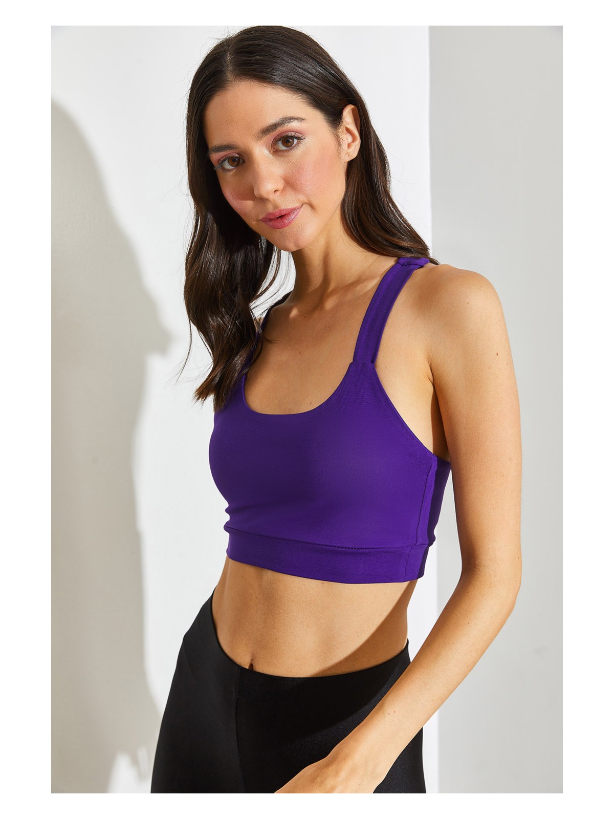 Shade Kadın Sporcu Crop Atlet - Görsel 6