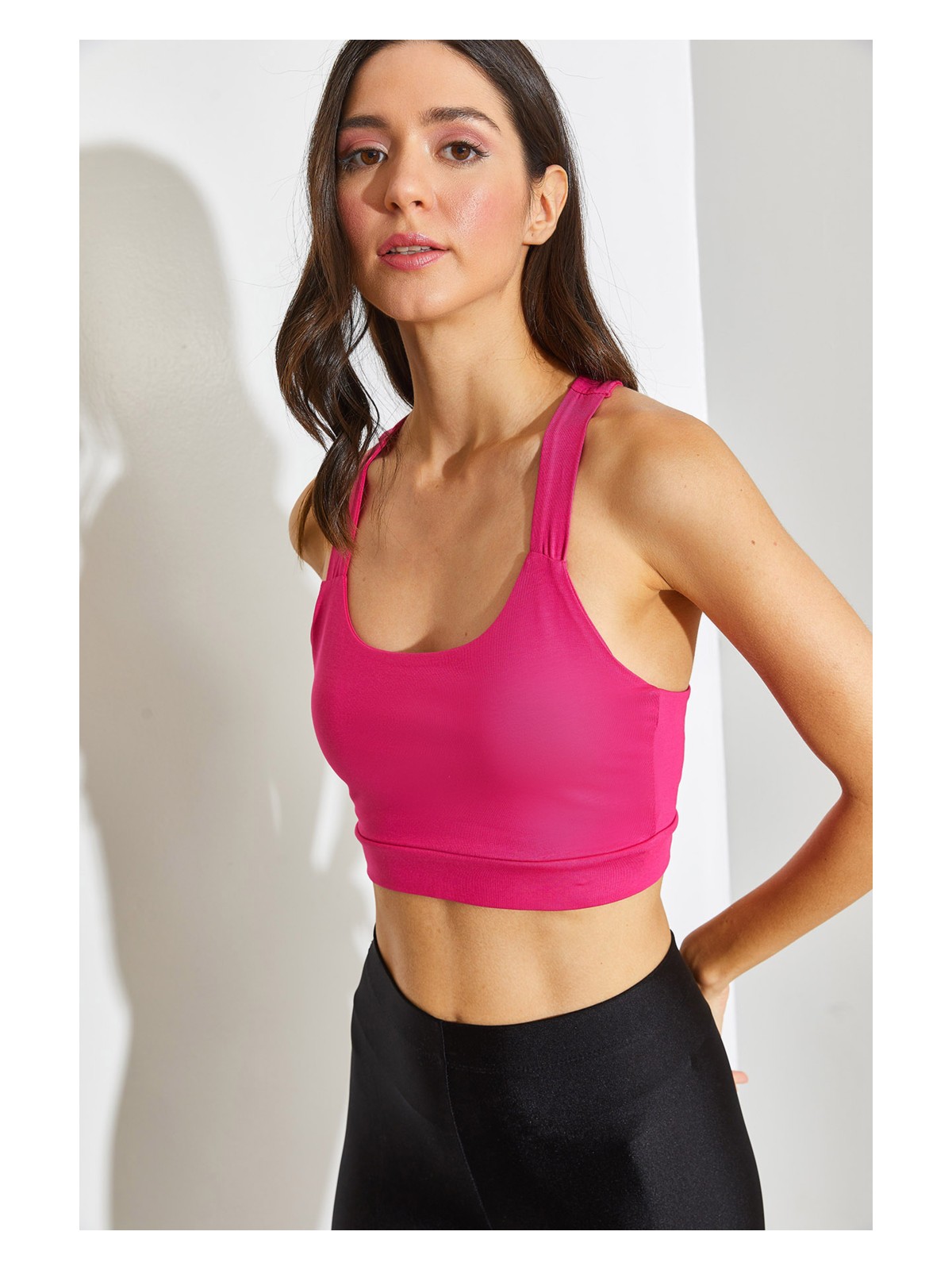 Shade Kadın Sporcu Crop Atlet - Görsel 7