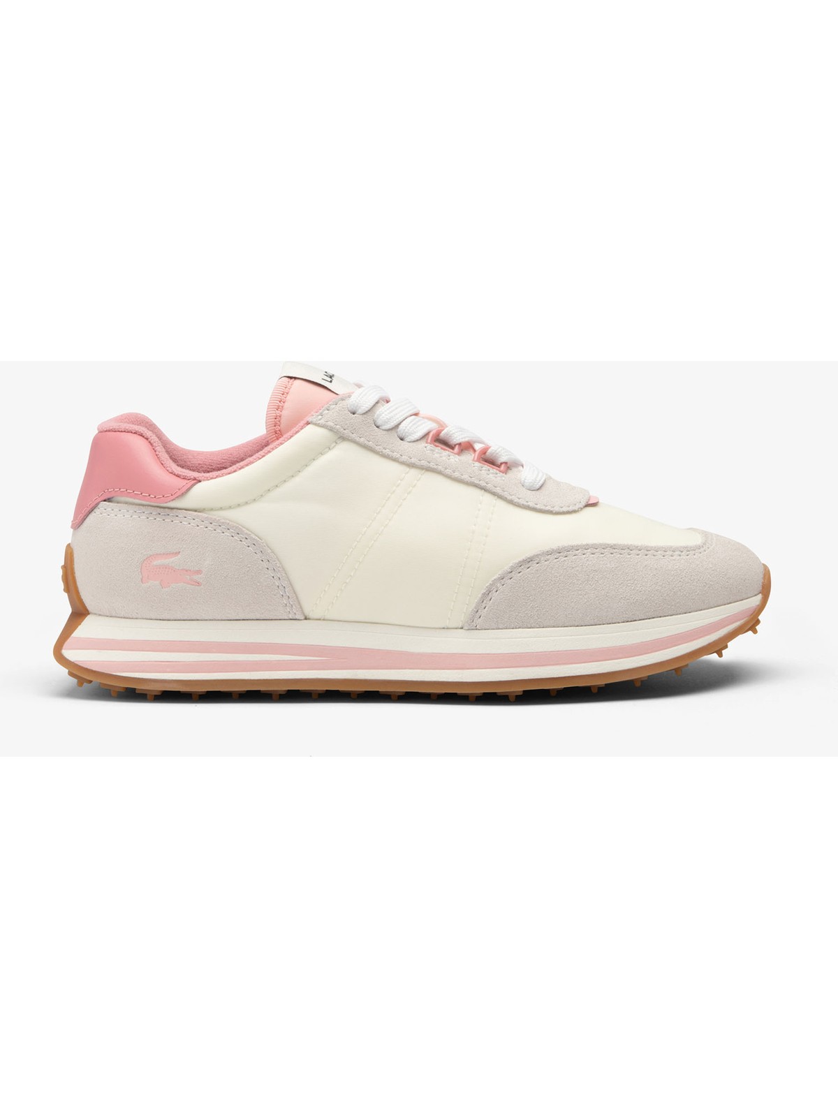 Lacoste L-Spin Stripe Sole Kadın Beyaz Sneaker 747SFA0018 06C