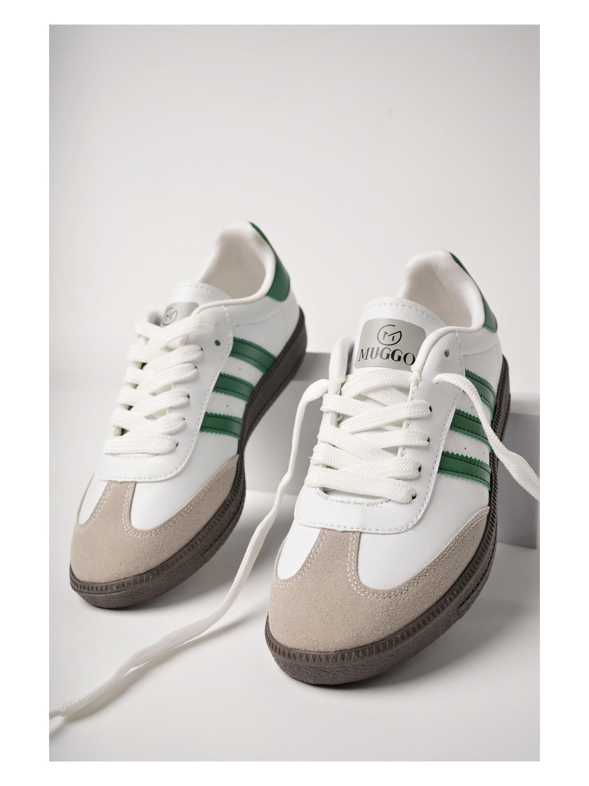 Muggo Jabbar Unisex Ortopedik Günlük Garantili Bağcıklı Yürüyüş Koşu Sneaker Spor Ayakkabı