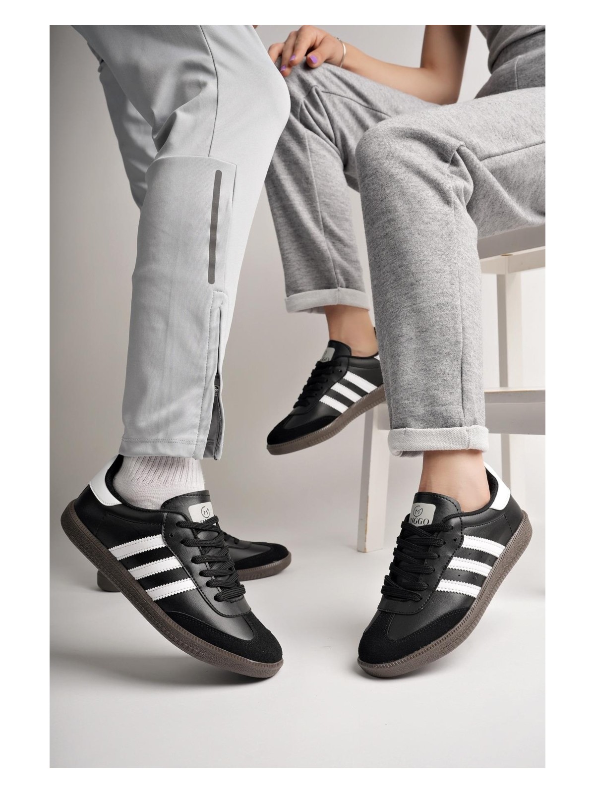 Muggo Jabbar Unisex Ortopedik Günlük Garantili Bağcıklı Yürüyüş Koşu Sneaker Spor Ayakkabı - Görsel 3