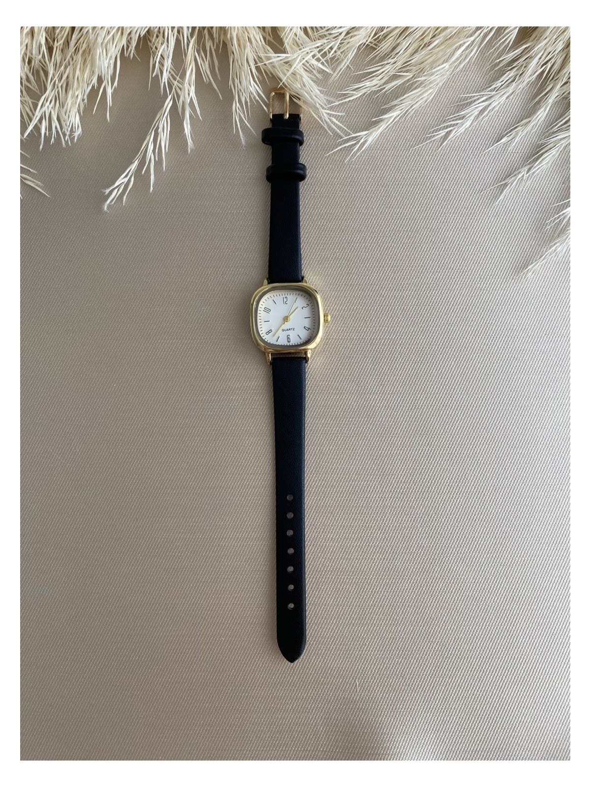 Quartz Retro Minimal Vintage Deri Kordon Kadın Kol Saati