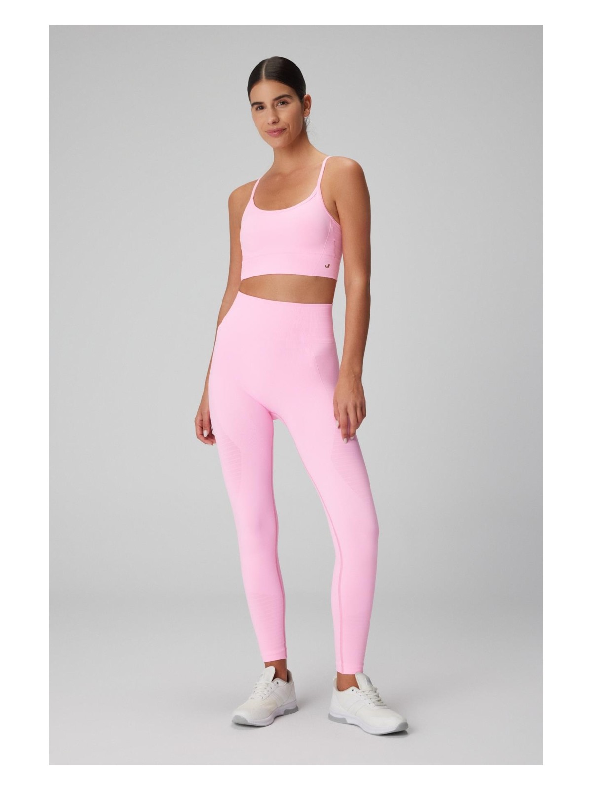 Jerf Gela Yüksek Bel, Esnek ve Toparlayıcı Spor Tayt Neon Yeşil - Görsel 5