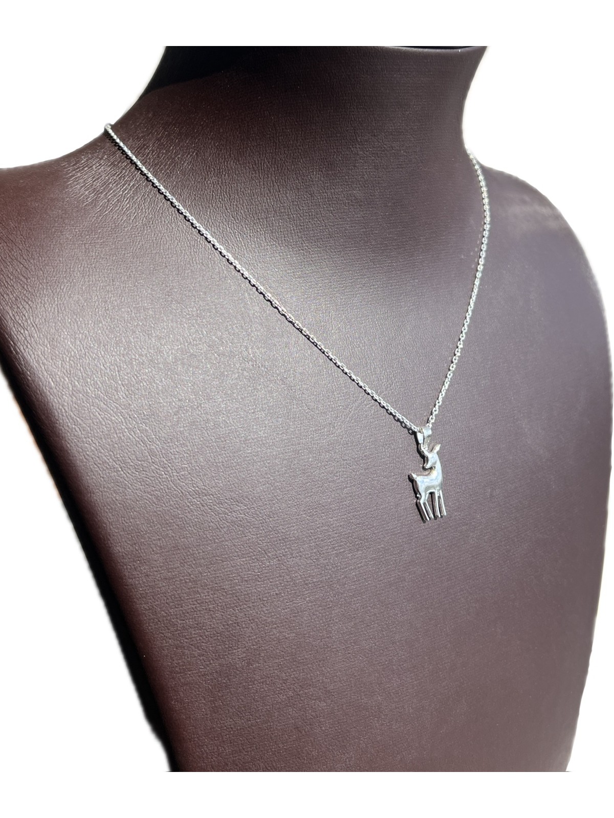 Ashak Accessories Kadın Ceylan Model 925 Ayar Gümüş Zincirli Kolye