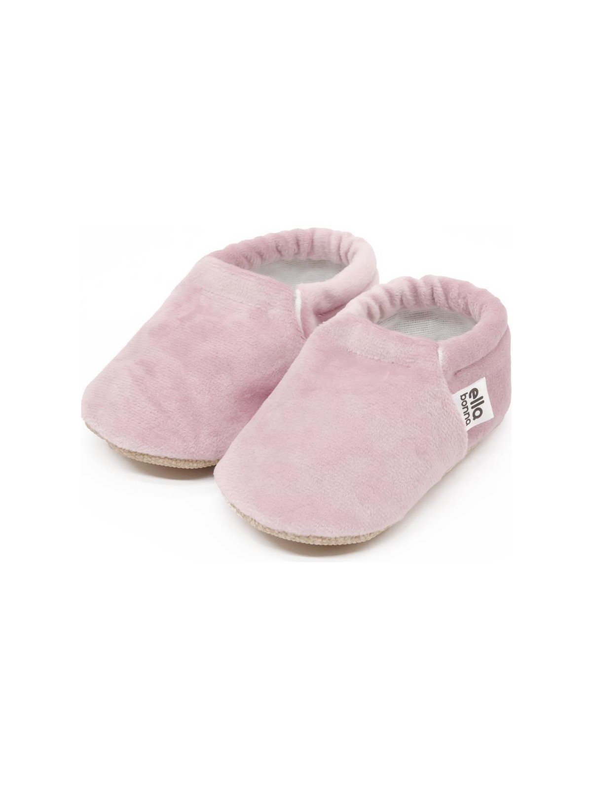 Ella Bonna Kadife Bebek Patiği, Kaydırmaz Taban, Kreş Ayakkabısı Patik, Gri - Görsel 7