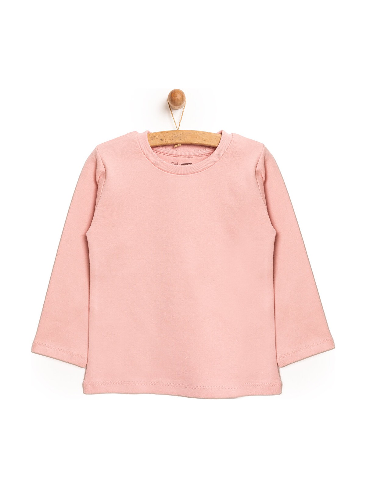 HelloBaby Basic Interlok Uzun Kol Tshirt Kız Bebek