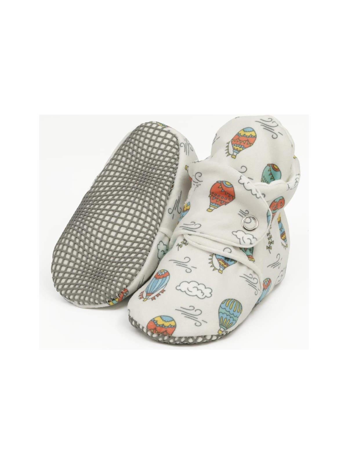 Ella Bonna Organik Pamuk Bebek Pandufu, Kaydırmaz Taban, Yenidoğan Patiği, Ev Kreş Ayakkabısı, Kapadokya