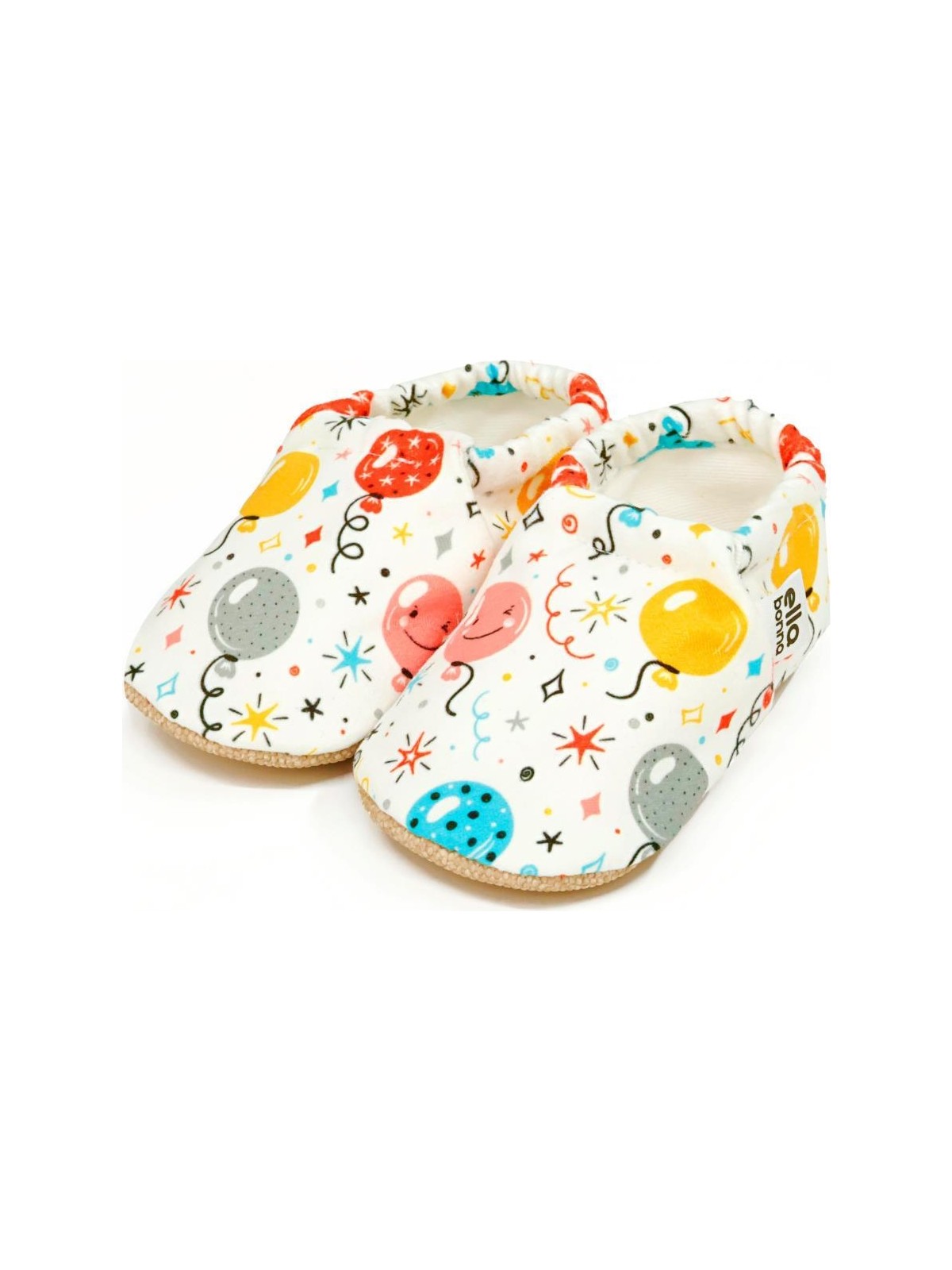 Ella Bonna Desenli Bebek Patiği, Kaydırmaz Taban, Ev Kreş Ayakkabısı Panduf, Astronot ve Uzay - Görsel 7