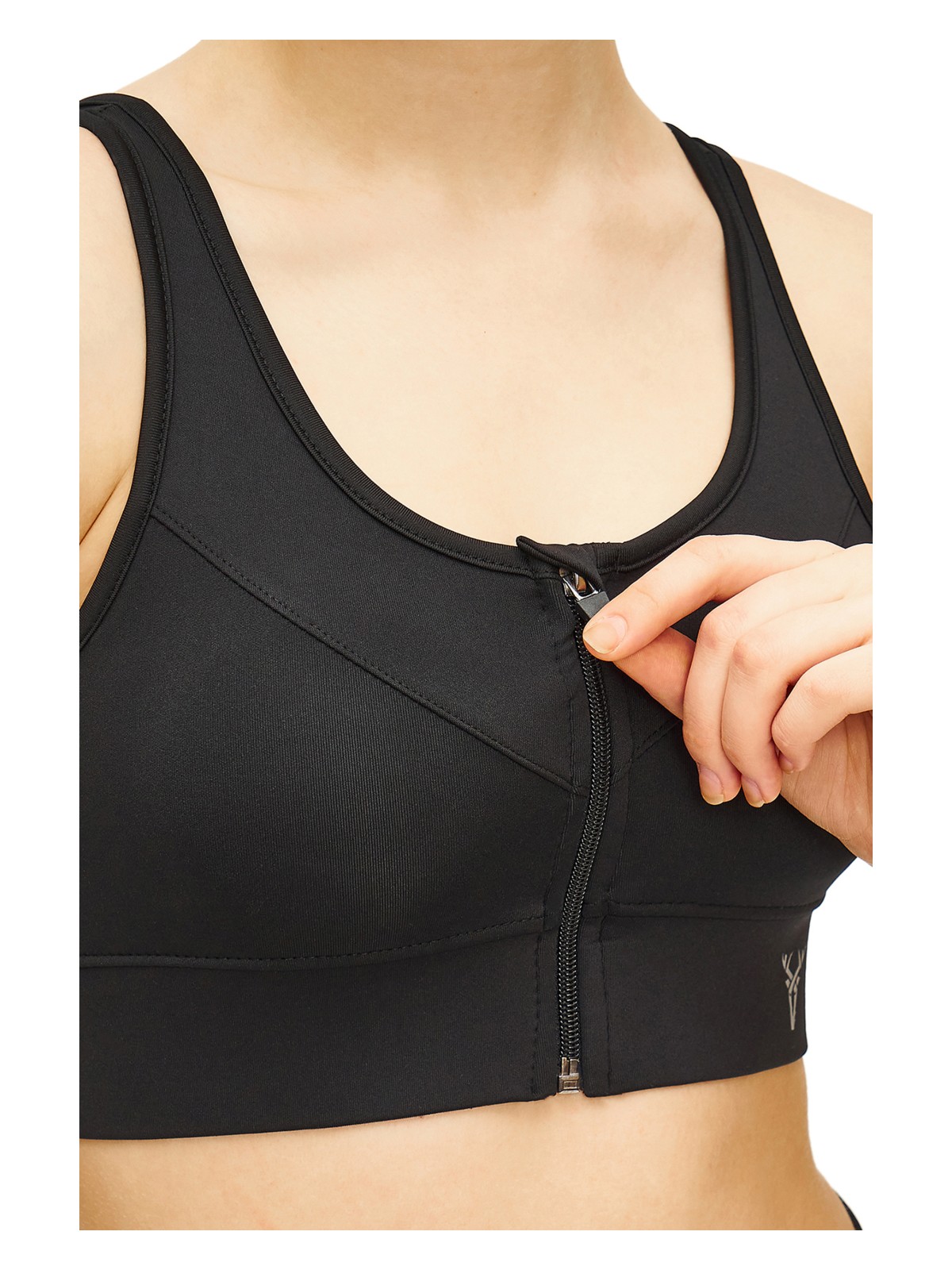 Cervus Kadın Fermuar Detaylı Büstiyer / Spor Büstiyer - Görsel 4