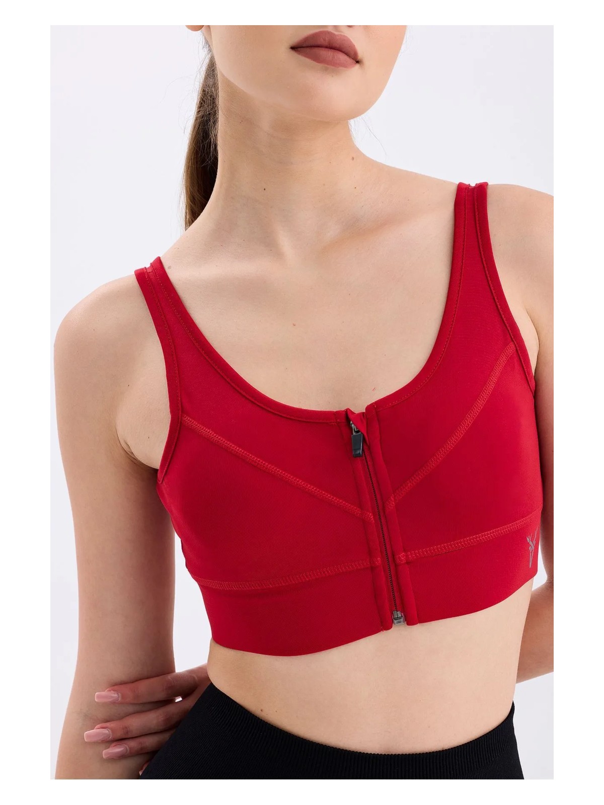 Cervus Kadın Fermuar Detaylı Büstiyer / Spor Büstiyer - Görsel 6