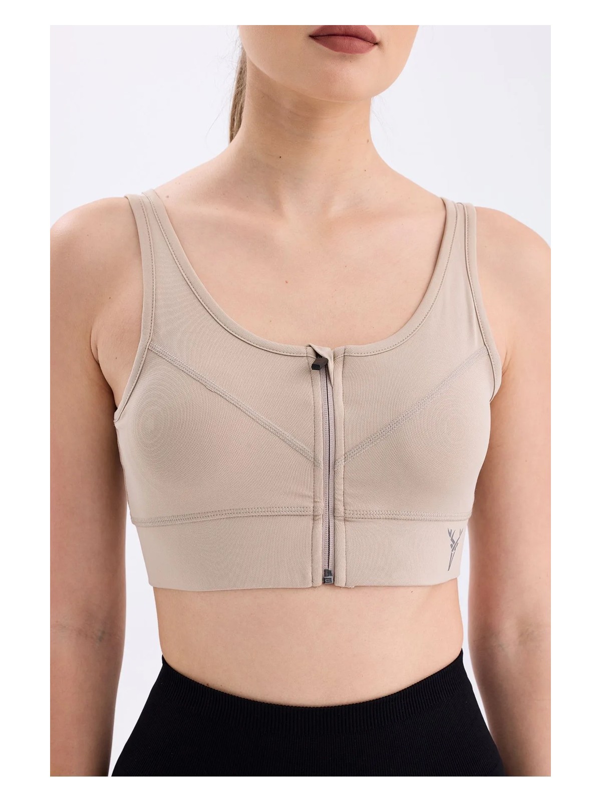 Cervus Kadın Fermuar Detaylı Büstiyer / Spor Büstiyer