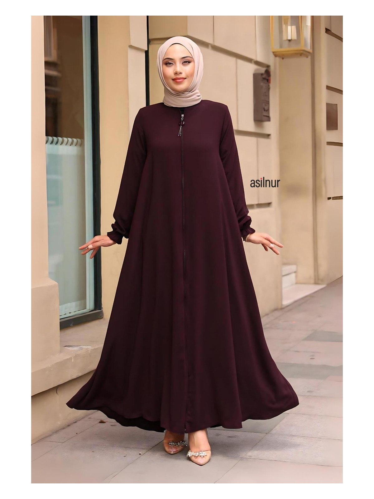 Asilnur Mevlana Ferace Füme - Görsel 5